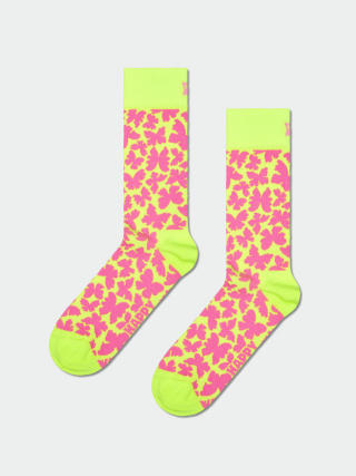 Ponožky Happy Socks Butterfly (pink neon)