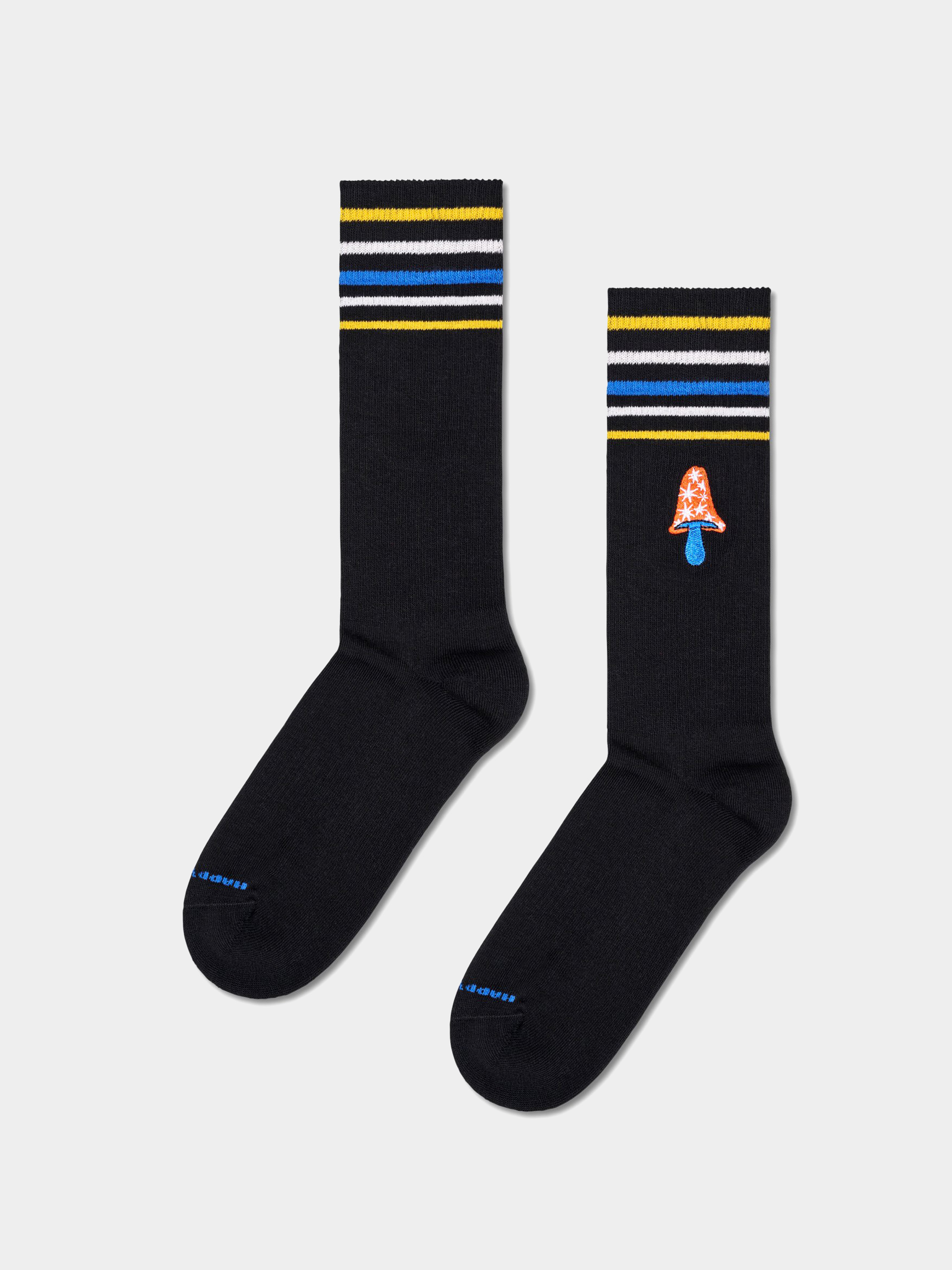 Ponožky Happy Socks Fungi's Gonna Funky Crew (black)