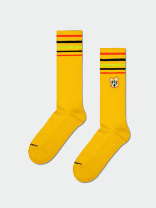 Ponožky Happy Socks Bear With Me Crew (yellow)