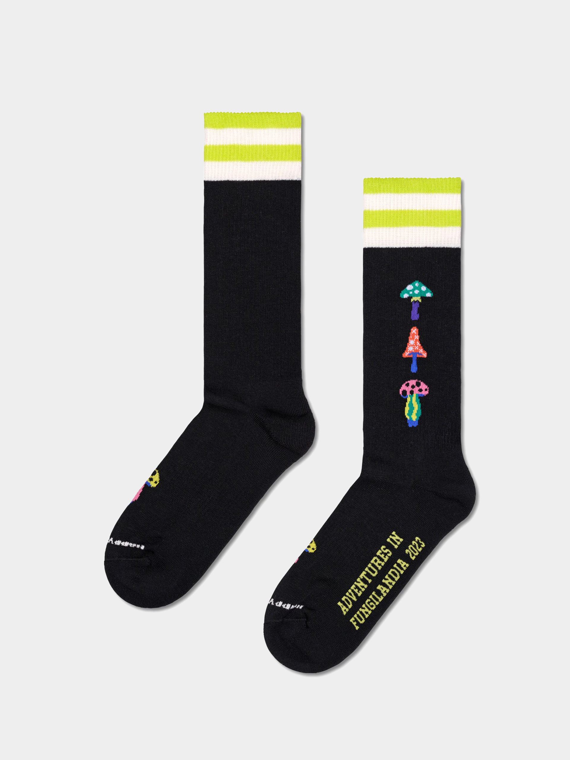 Ponožky Happy Socks Fungilandia 2023 Crew (black)