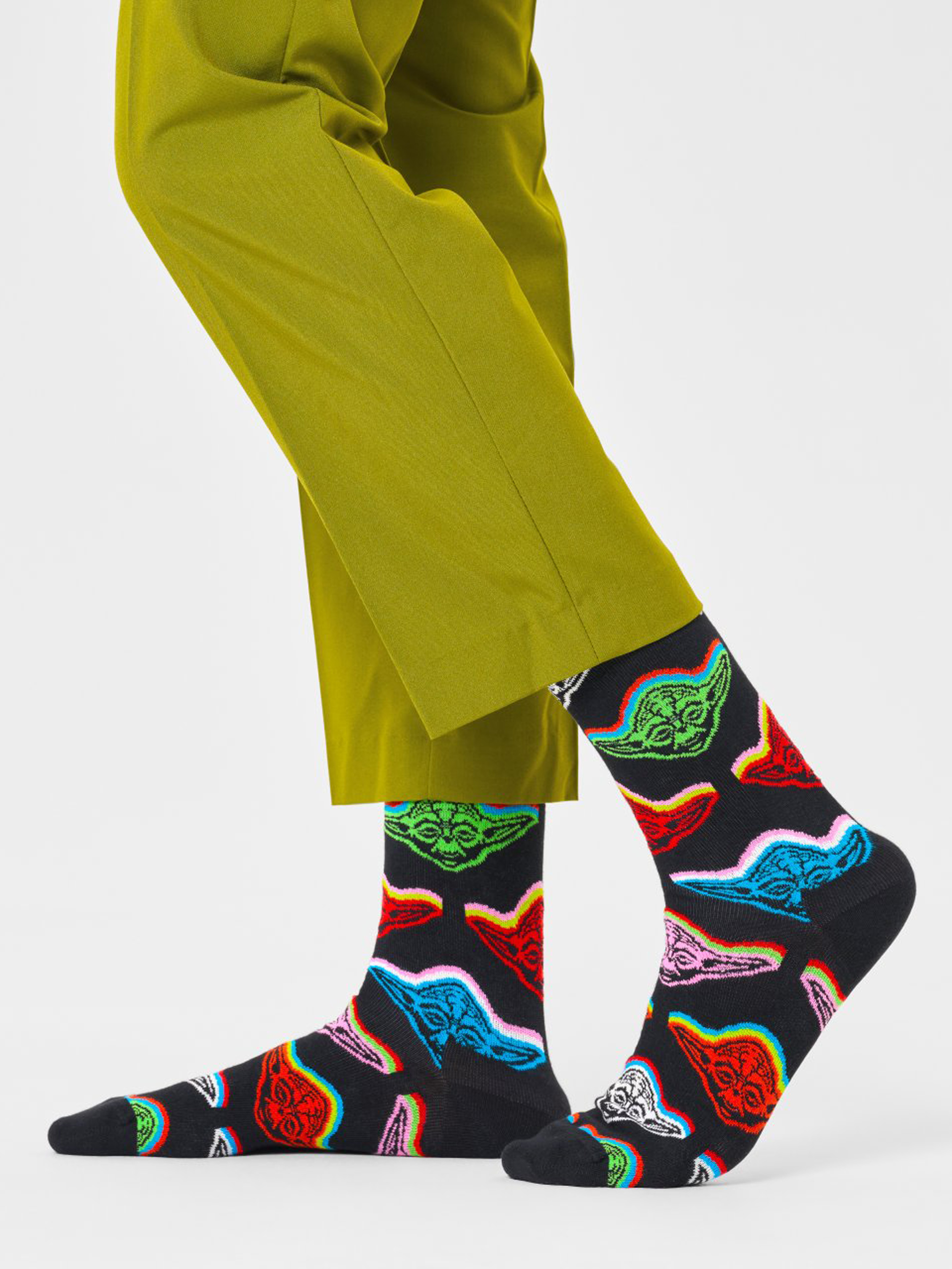 Ponožky Happy Socks Star Wars™ Yoda (black/multi)