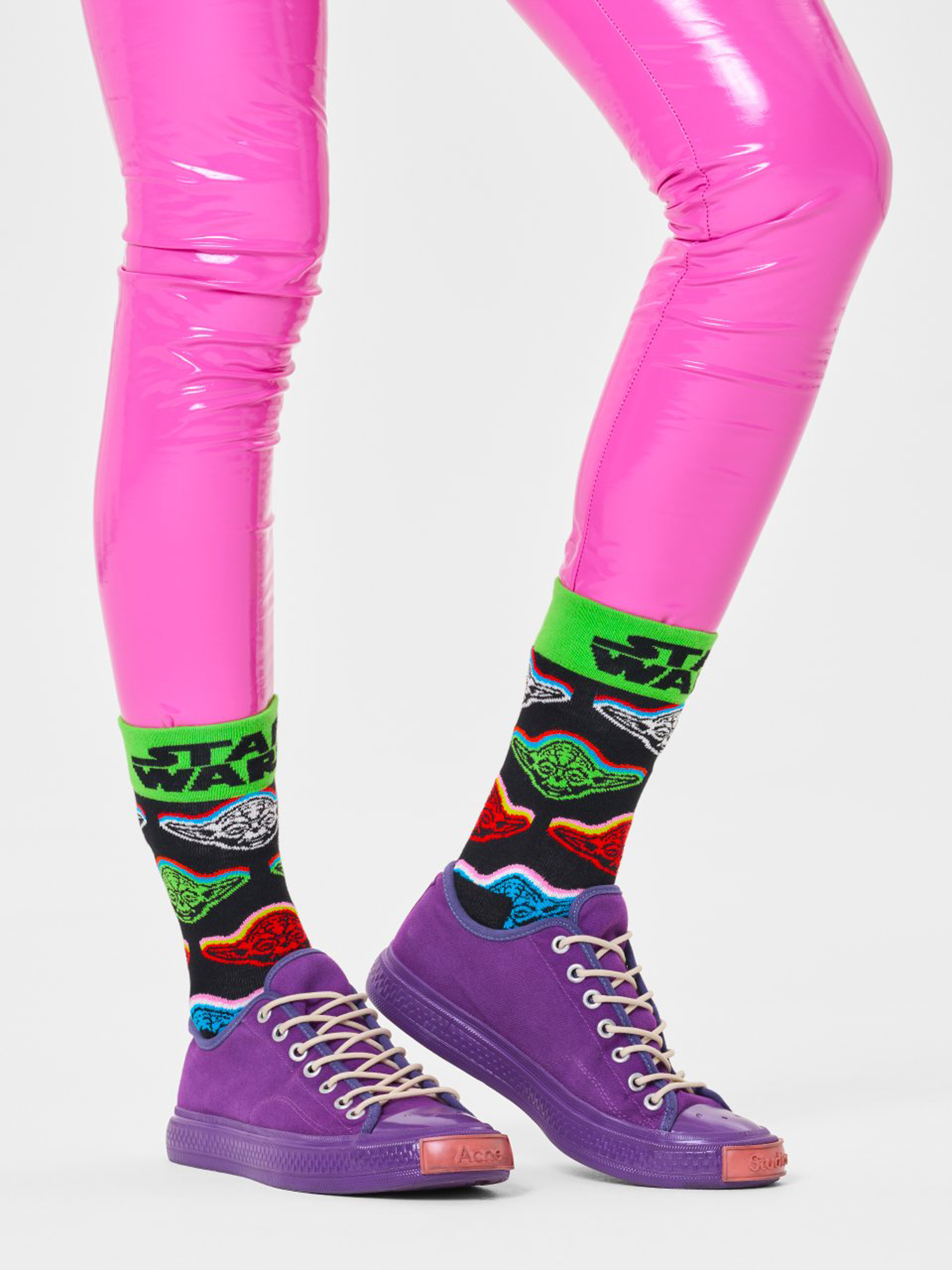 Ponožky Happy Socks Star Wars™ Yoda (black/multi)