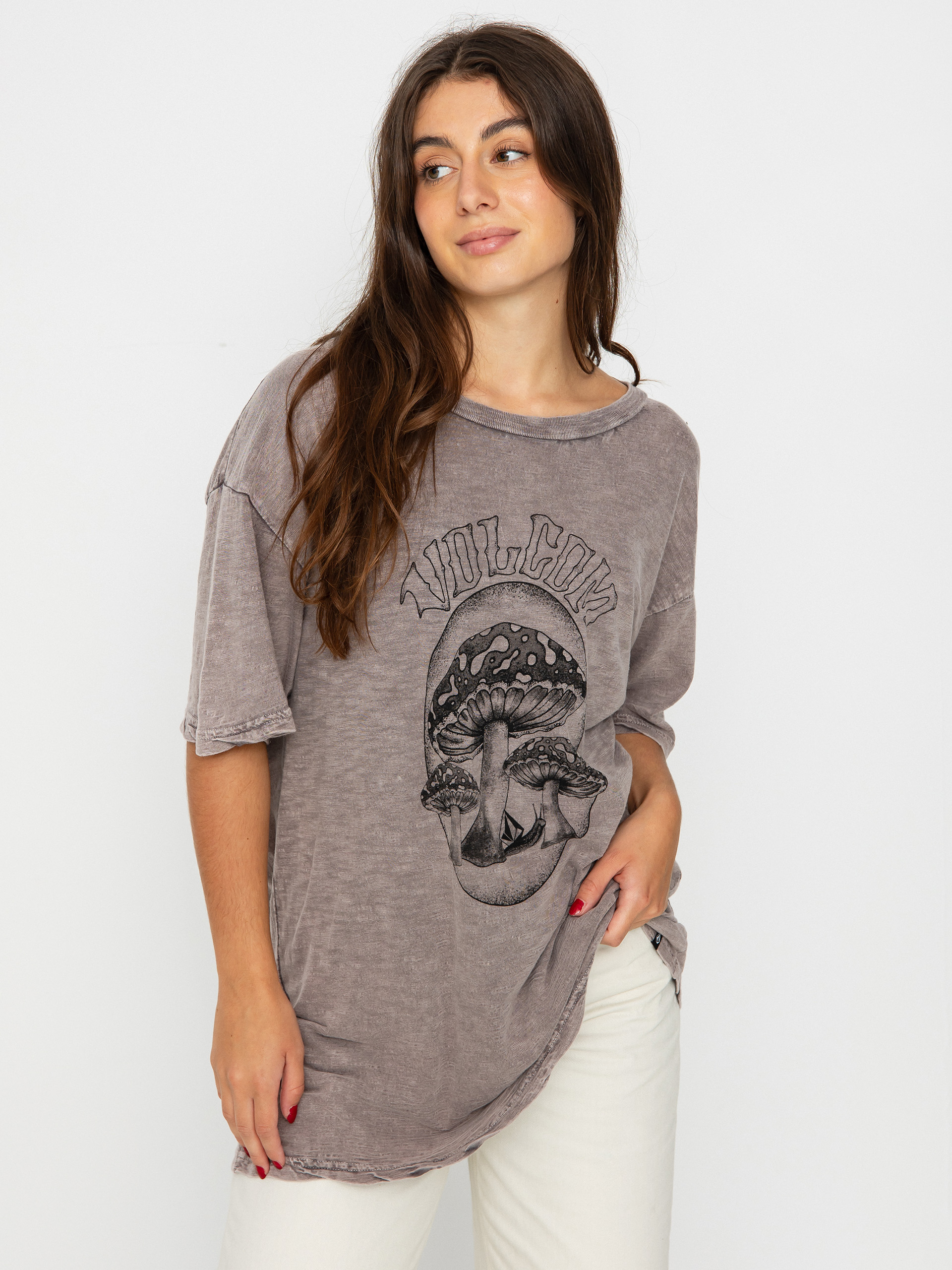 Tričko Volcom Turnt N Burnt Wmn (slate grey)