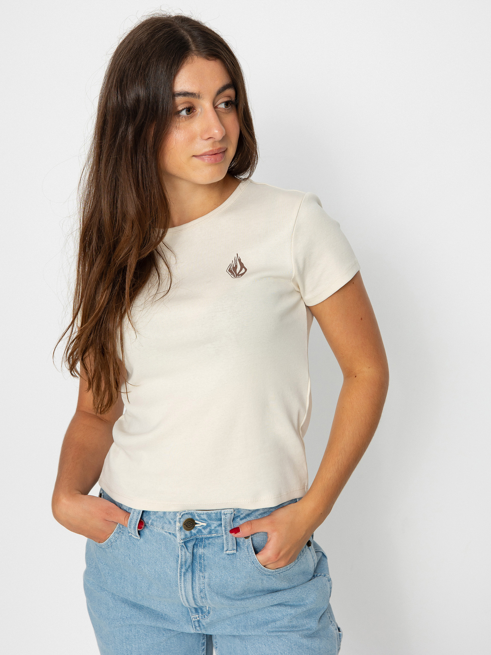 Tričko Volcom Have A Clue Wmn (cloud)