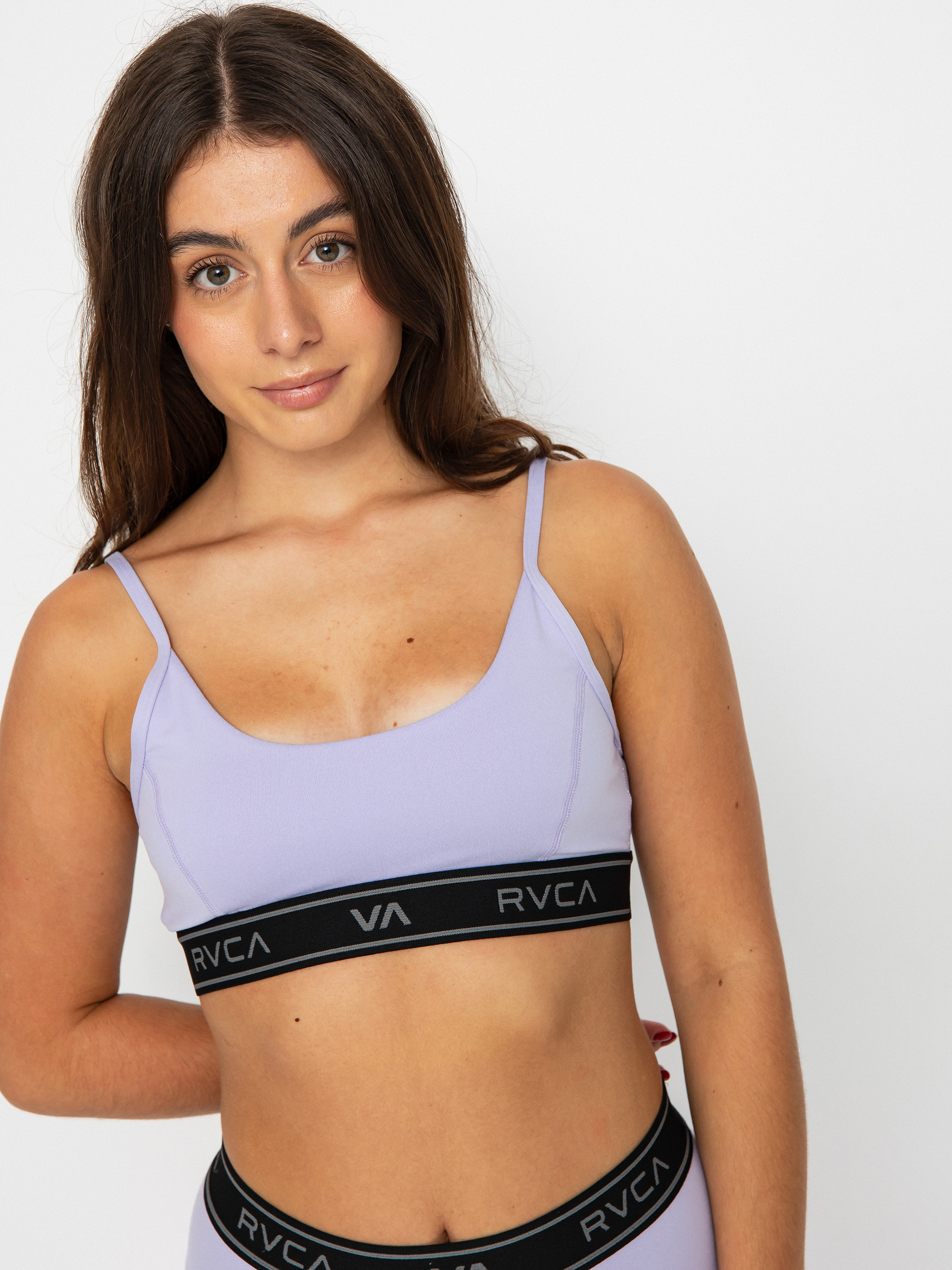 Plavky RVCA Góra od bikini Base Bra Wmn (lavender)