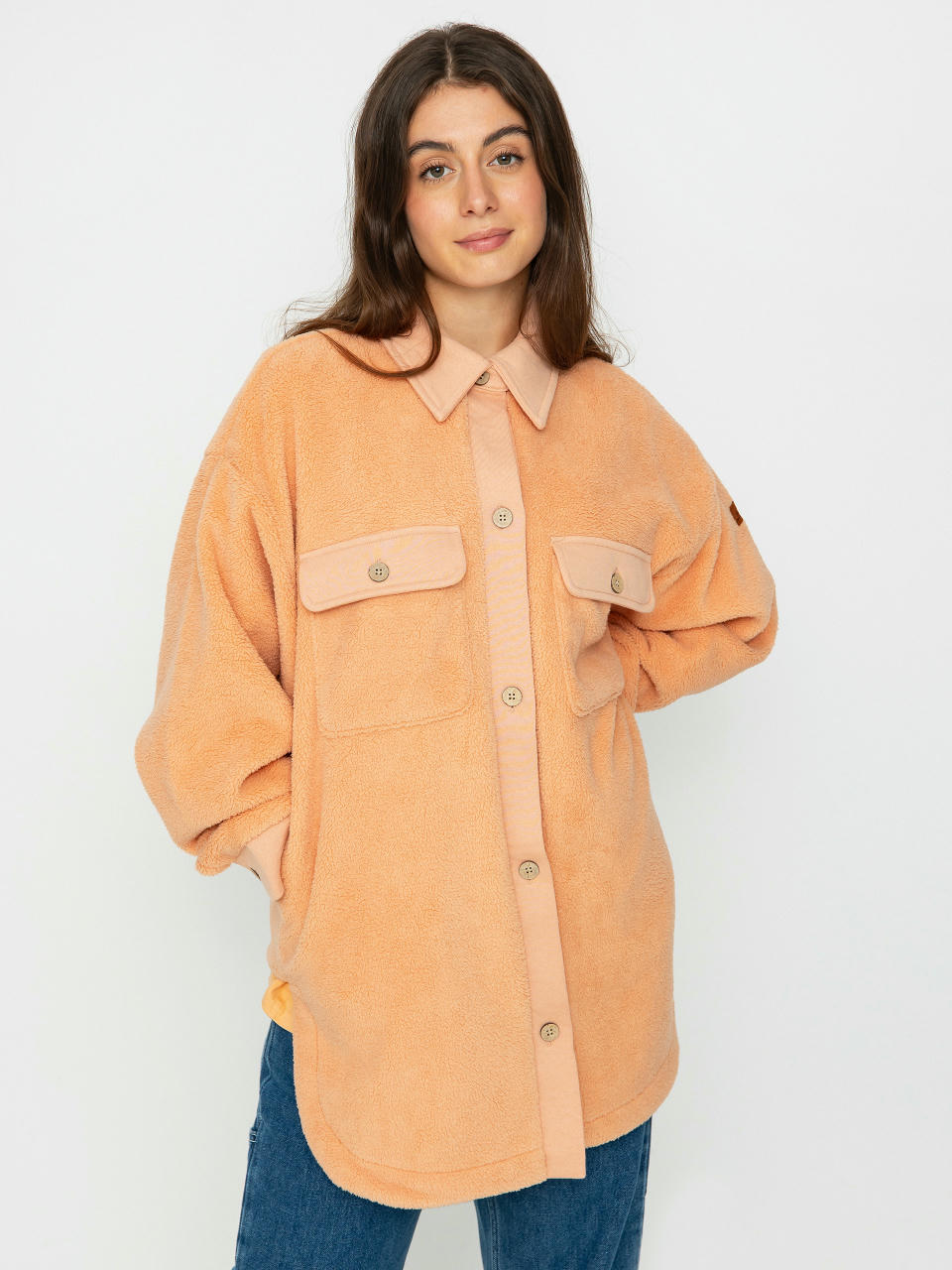 Bunda Roxy Switch Up Sherpa Wmn (dusty coral)