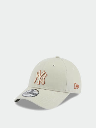 Kšiltovka  New Era Team Outline 9Forty New York Yankees (stone/brown)