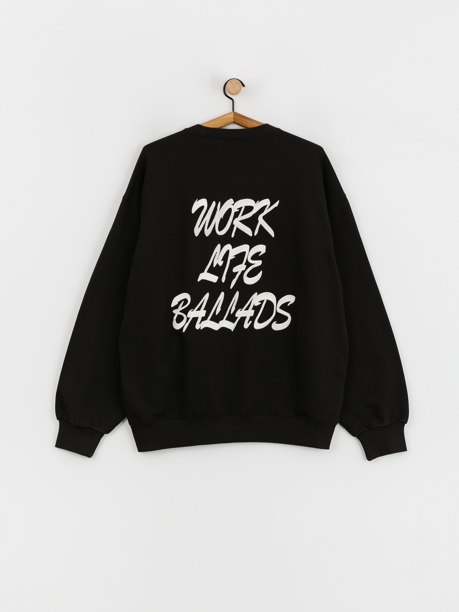 Mikina Carhartt WIP Work Varsity (black/wax)