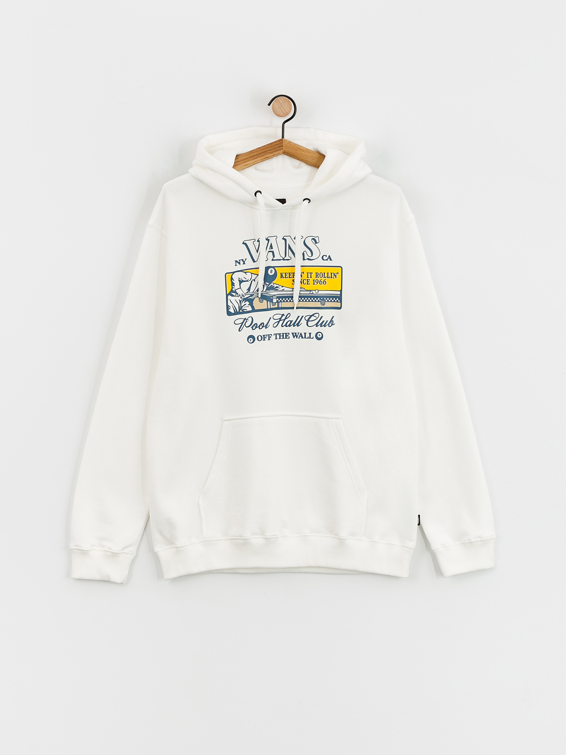 Mikina s kapucí Vans Pool Hall HD (marshmallow)