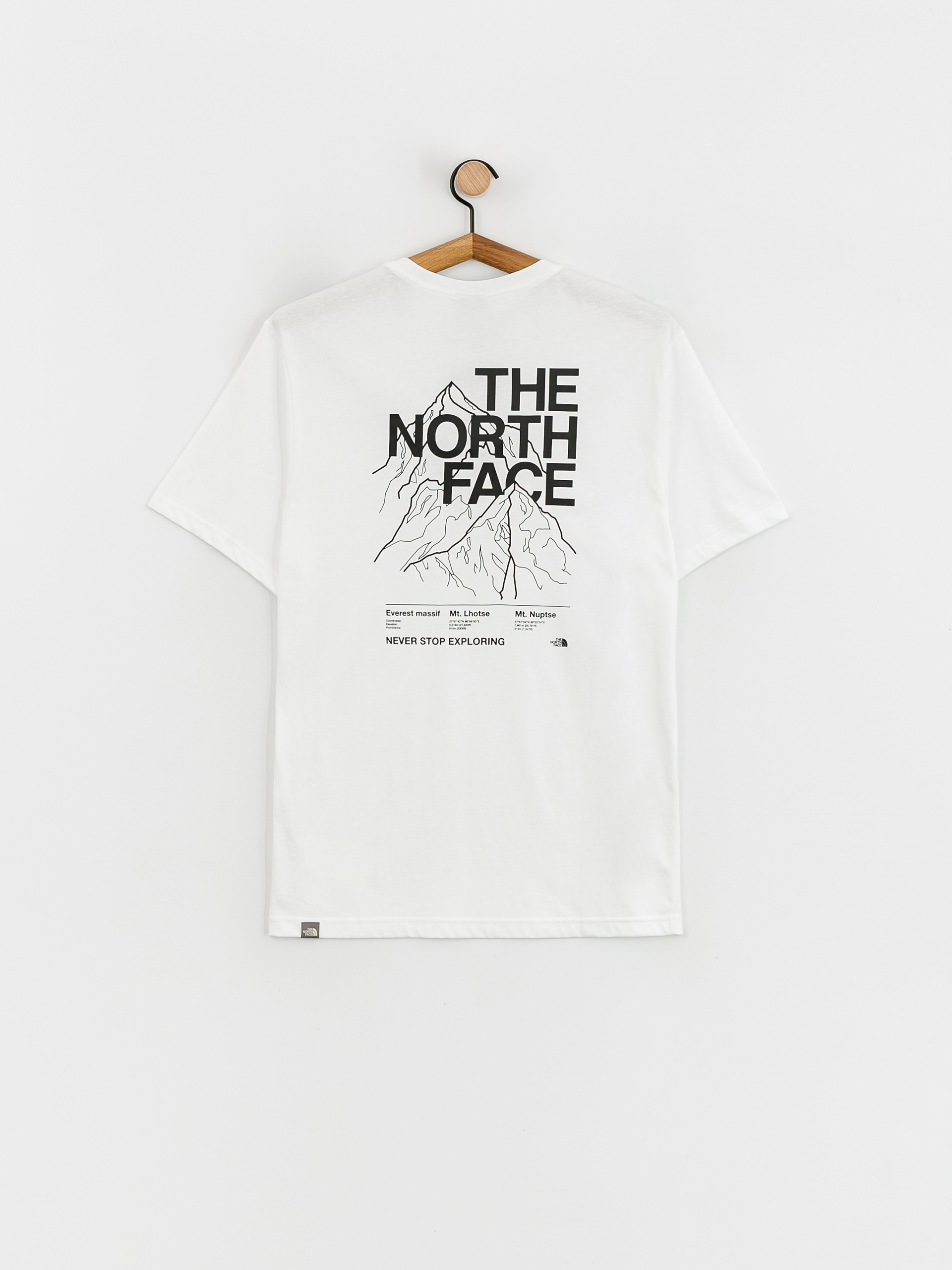 Tričko The North Face Mountain Outline (tnf white/tnf black)