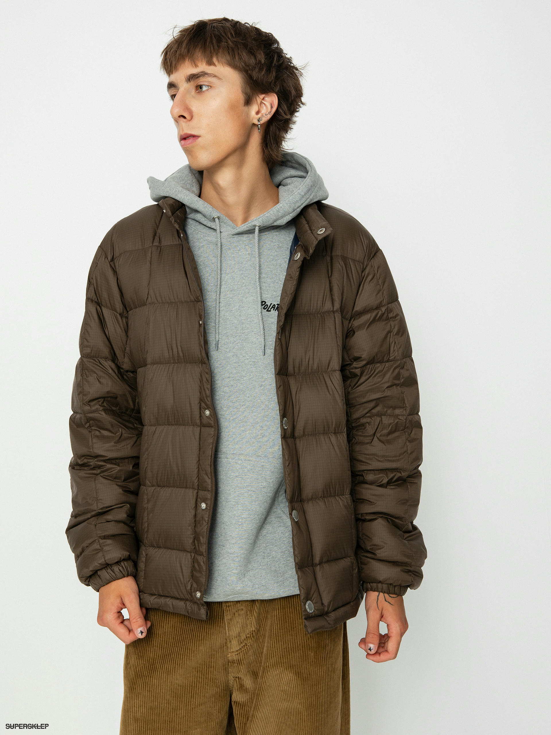 Bunda Polar Skate Lightweight Puffer (brown)