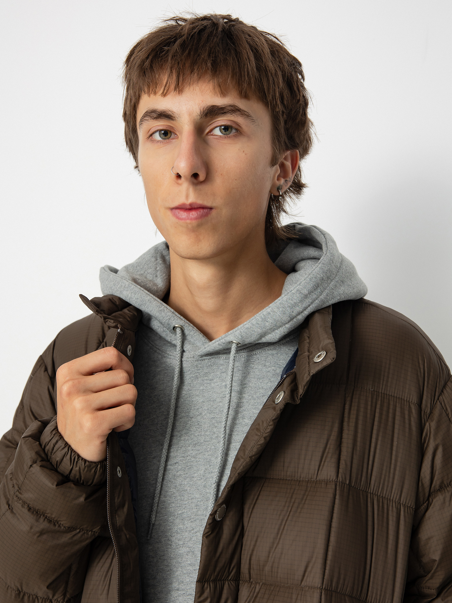 Bunda Polar Skate Lightweight Puffer (brown)