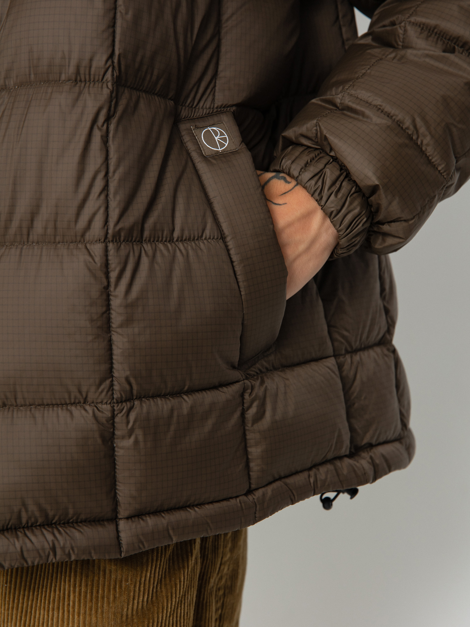Bunda Polar Skate Lightweight Puffer (brown)