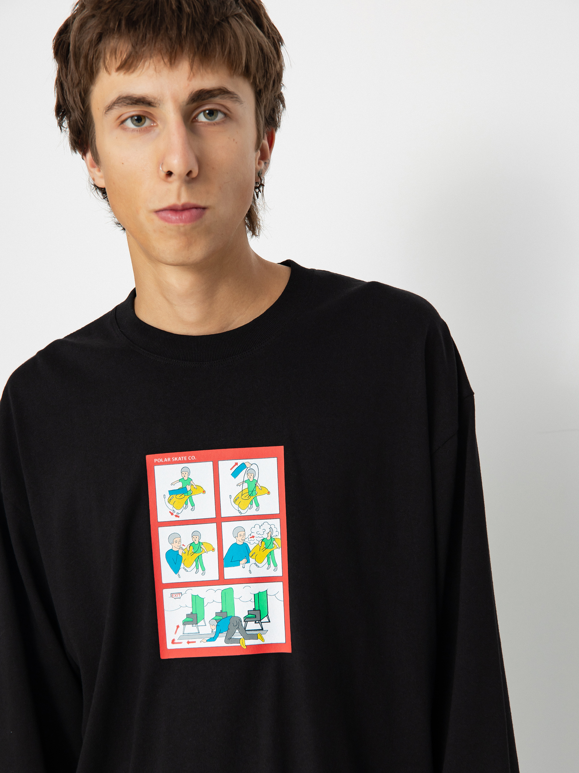 Triko Polar Skate Safety on Board (black)