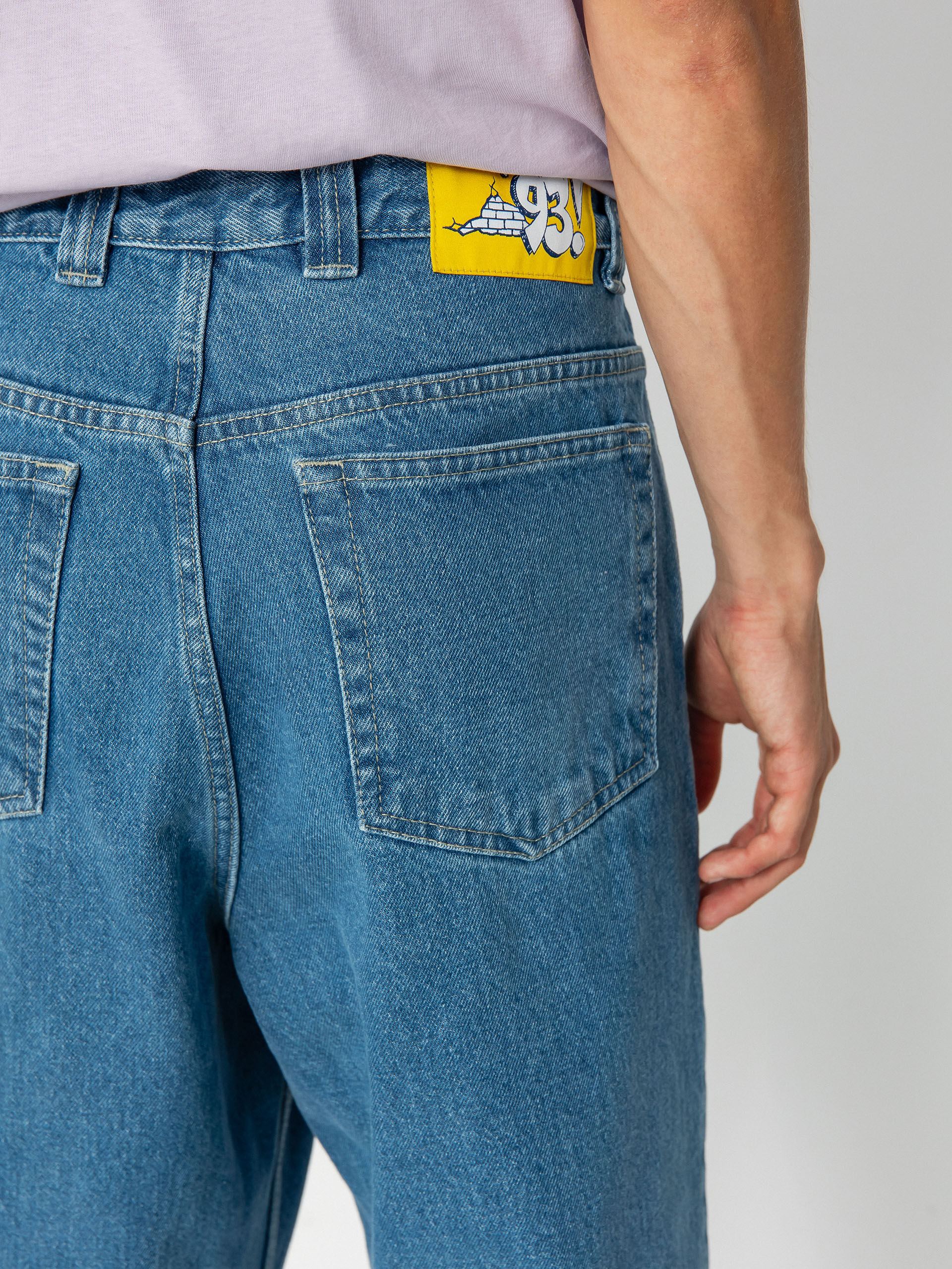 Kalhoty Polar Skate 93! Denim (mid blue)