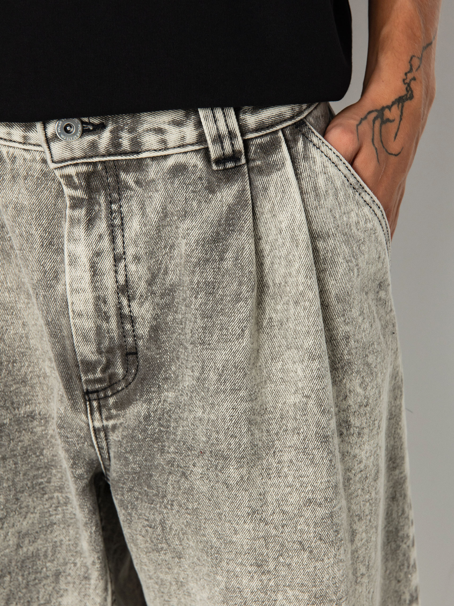 Kalhoty Polar Skate Grund Chinos (acid black)