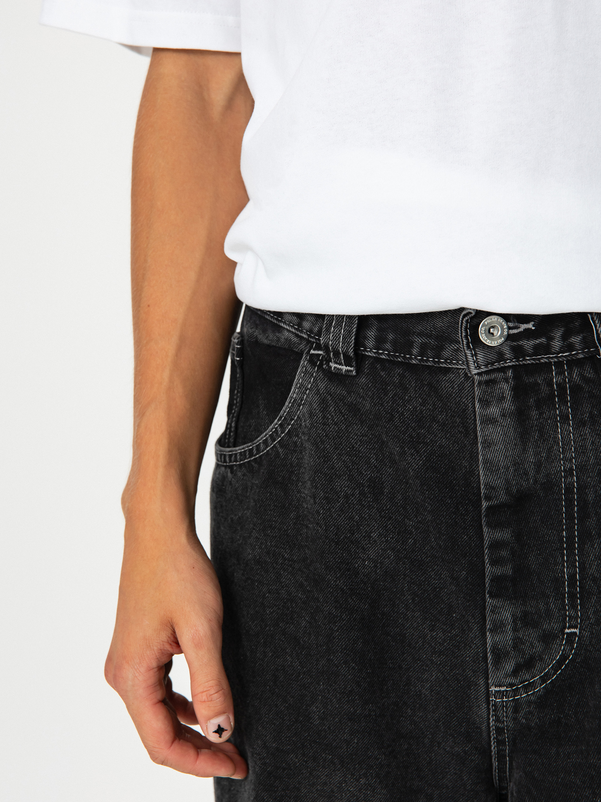 Kalhoty Polar Skate Big Boy Jeans (silver black)