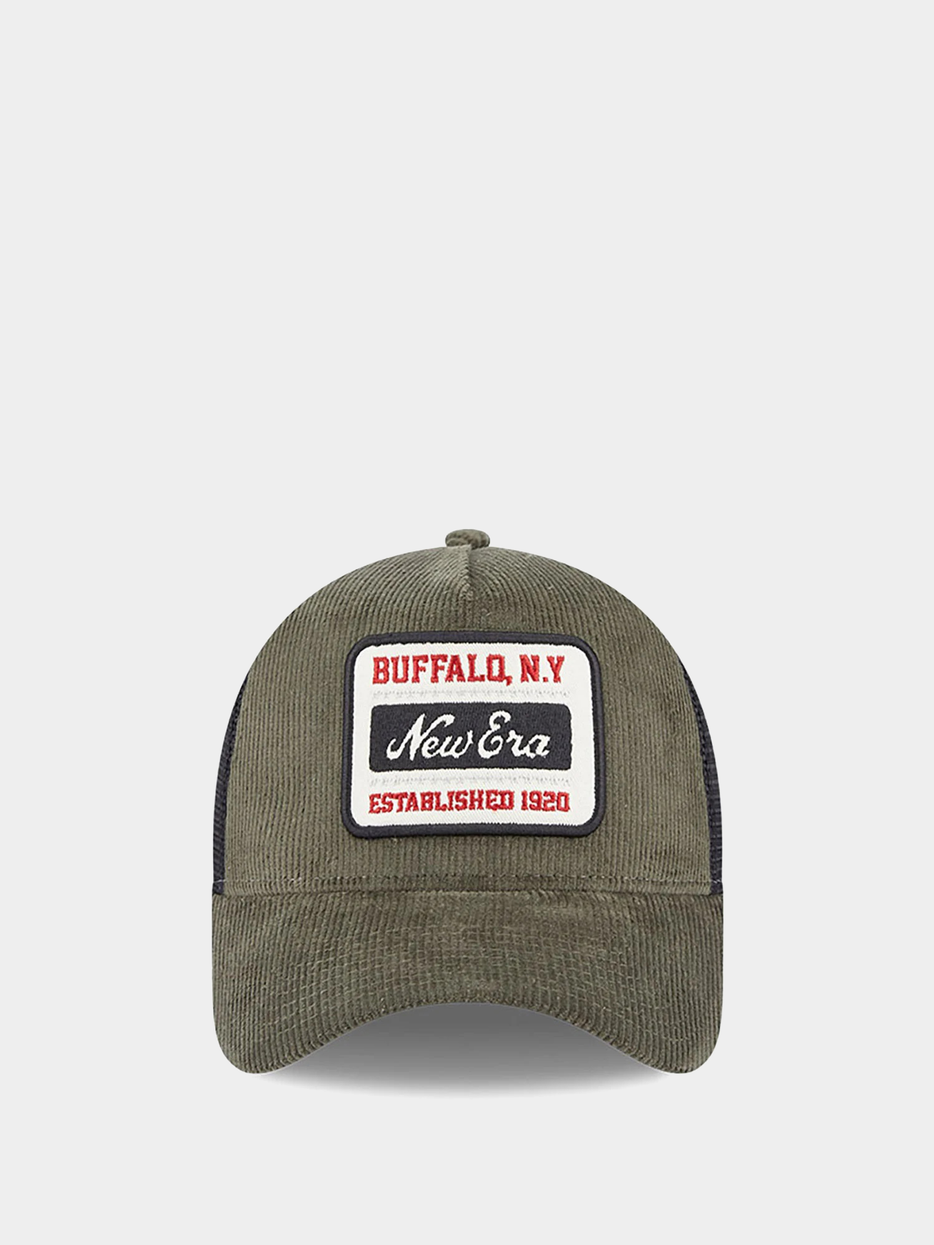 Kšiltovka  New Era Cord Trucker (green/black)