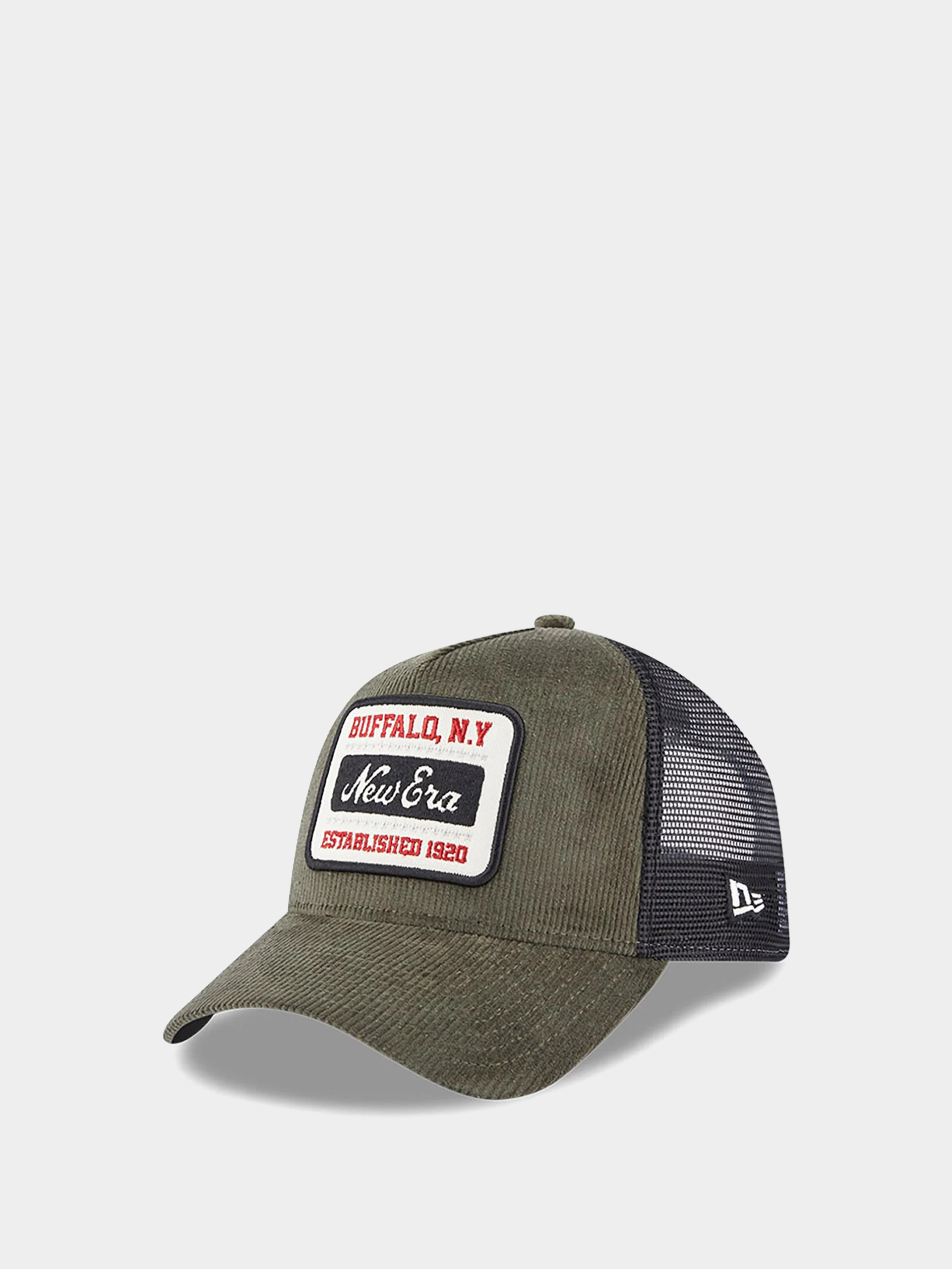Kšiltovka  New Era Cord Trucker (green/black)