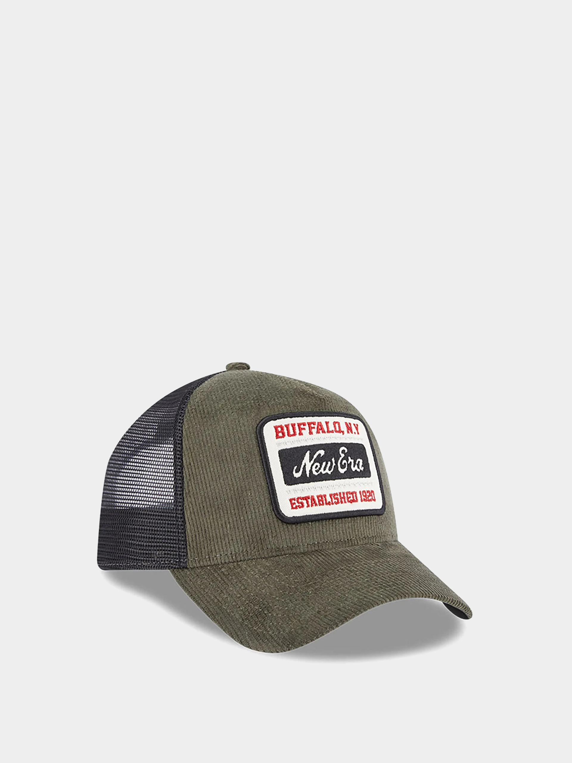 Kšiltovka  New Era Cord Trucker (green/black)