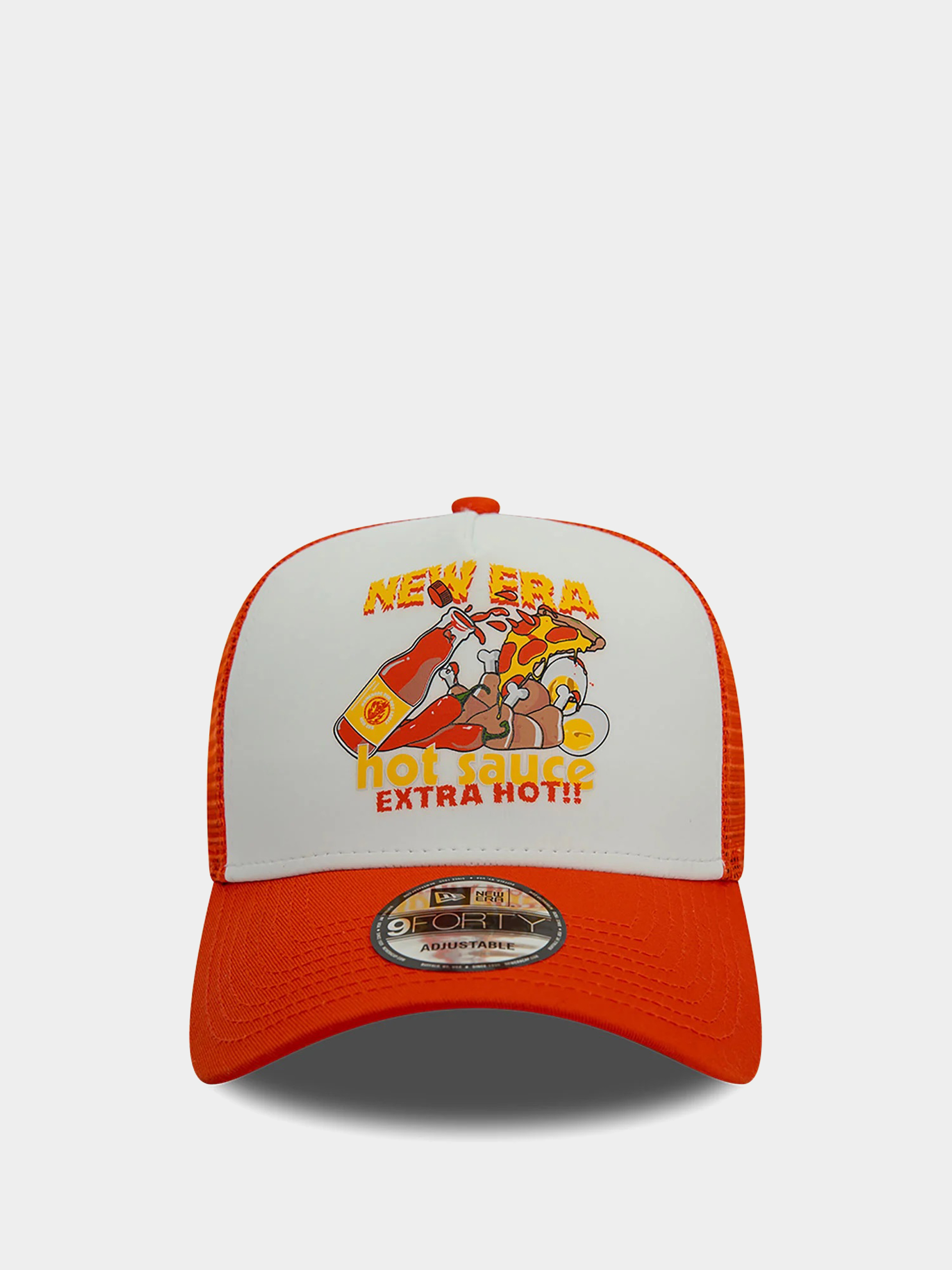Kšiltovka  New Era Food Trucker (orange/white)