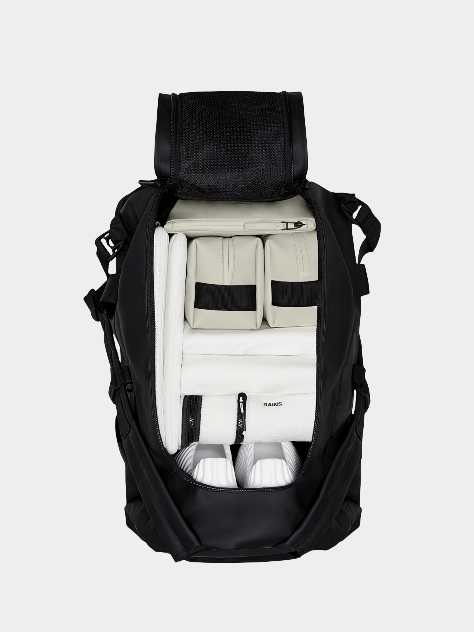 Taška Rains Texel Duffel Bag (black)