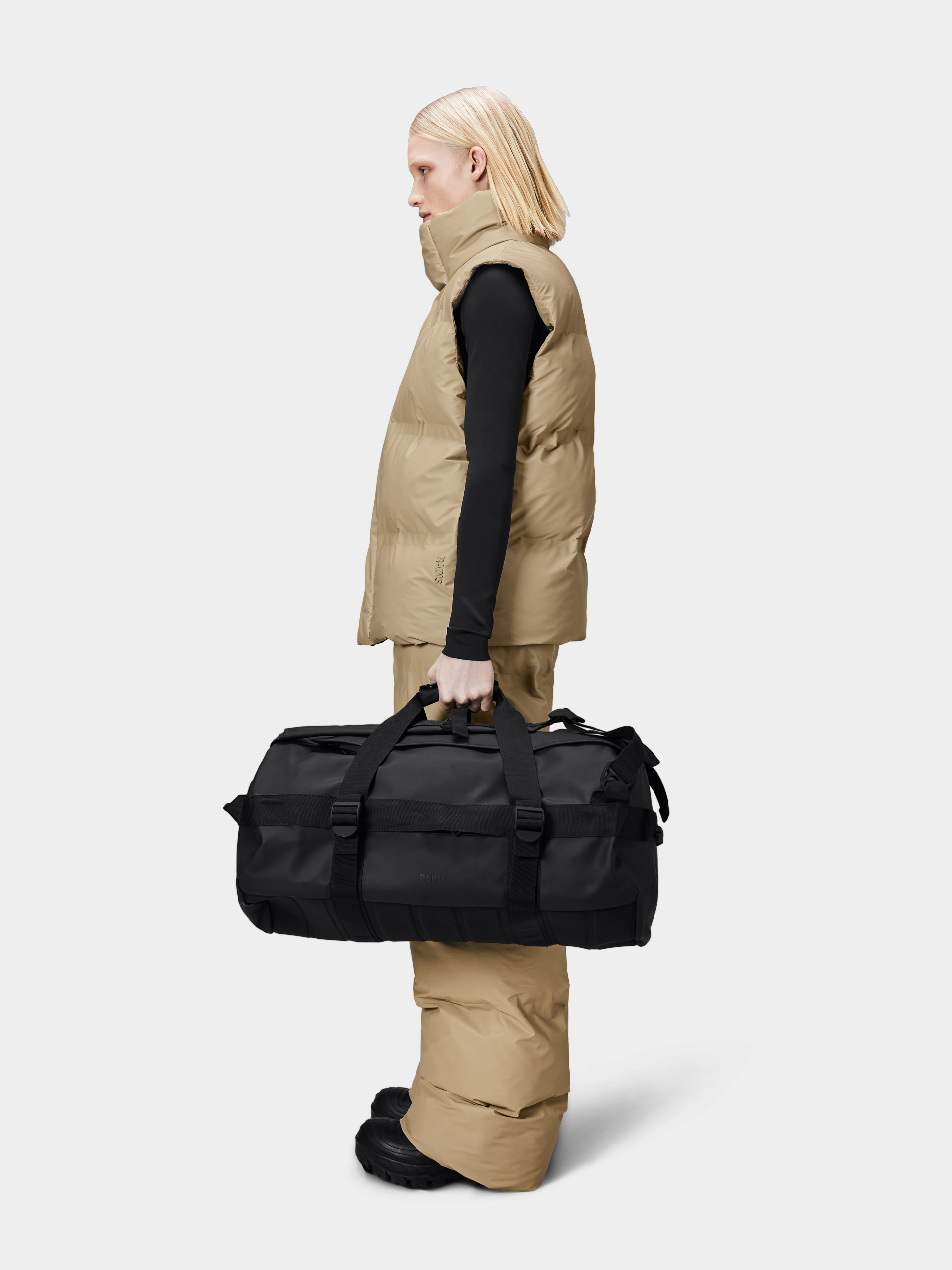 Taška Rains Texel Duffel Bag (black)