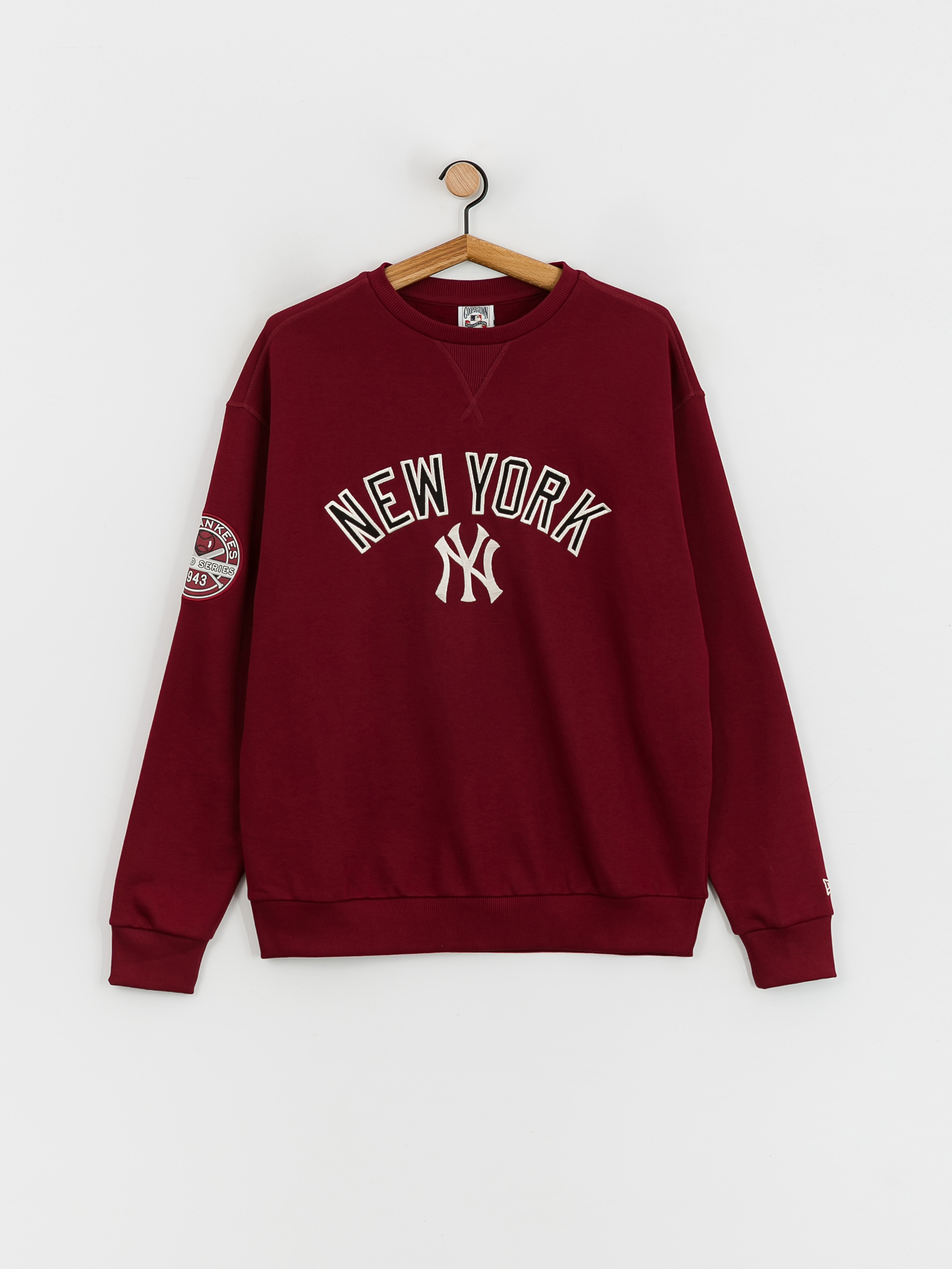 Mikina New Era MLB New York Yankees (cranberry)