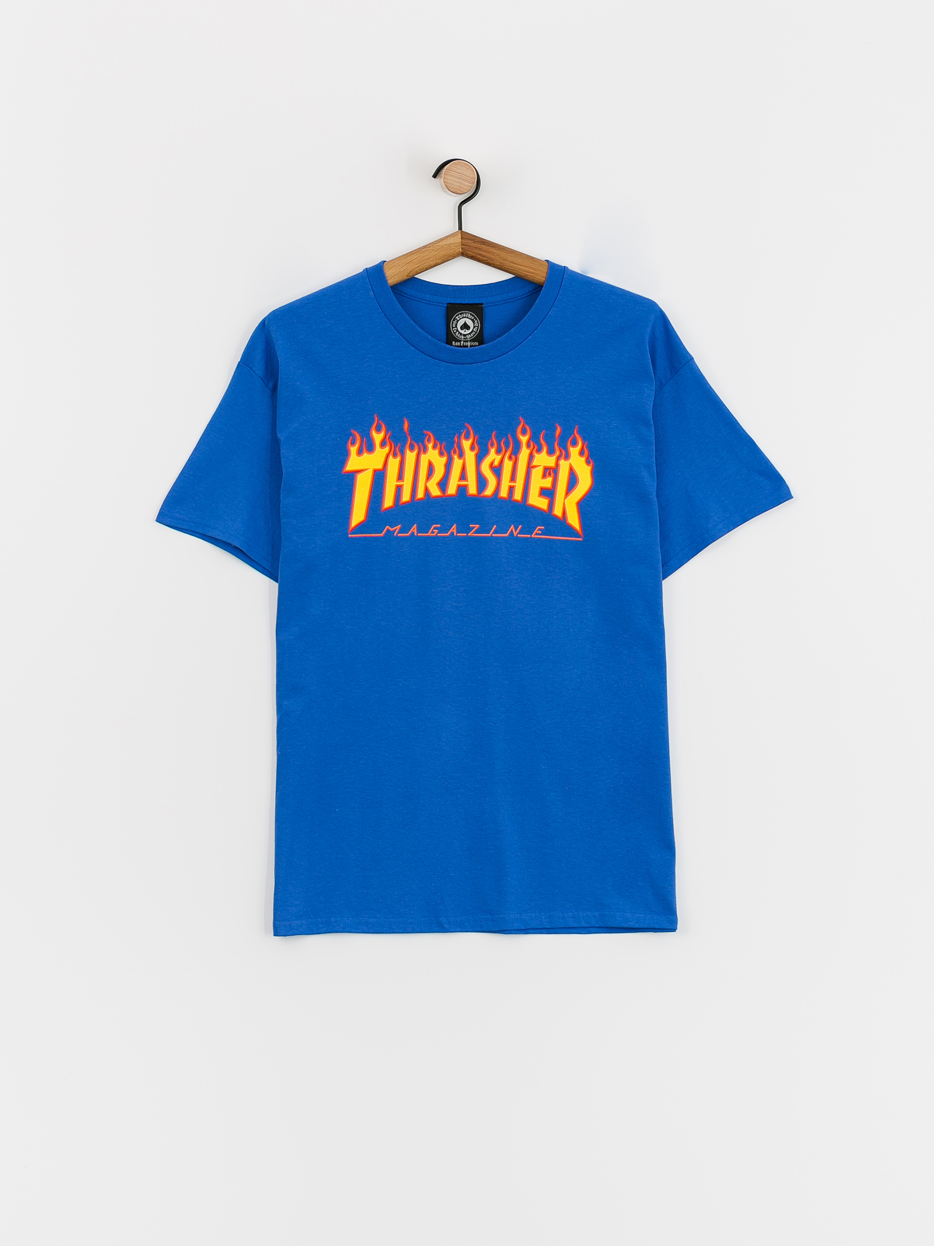 Tričko Thrasher Flame Logo (royal blue)