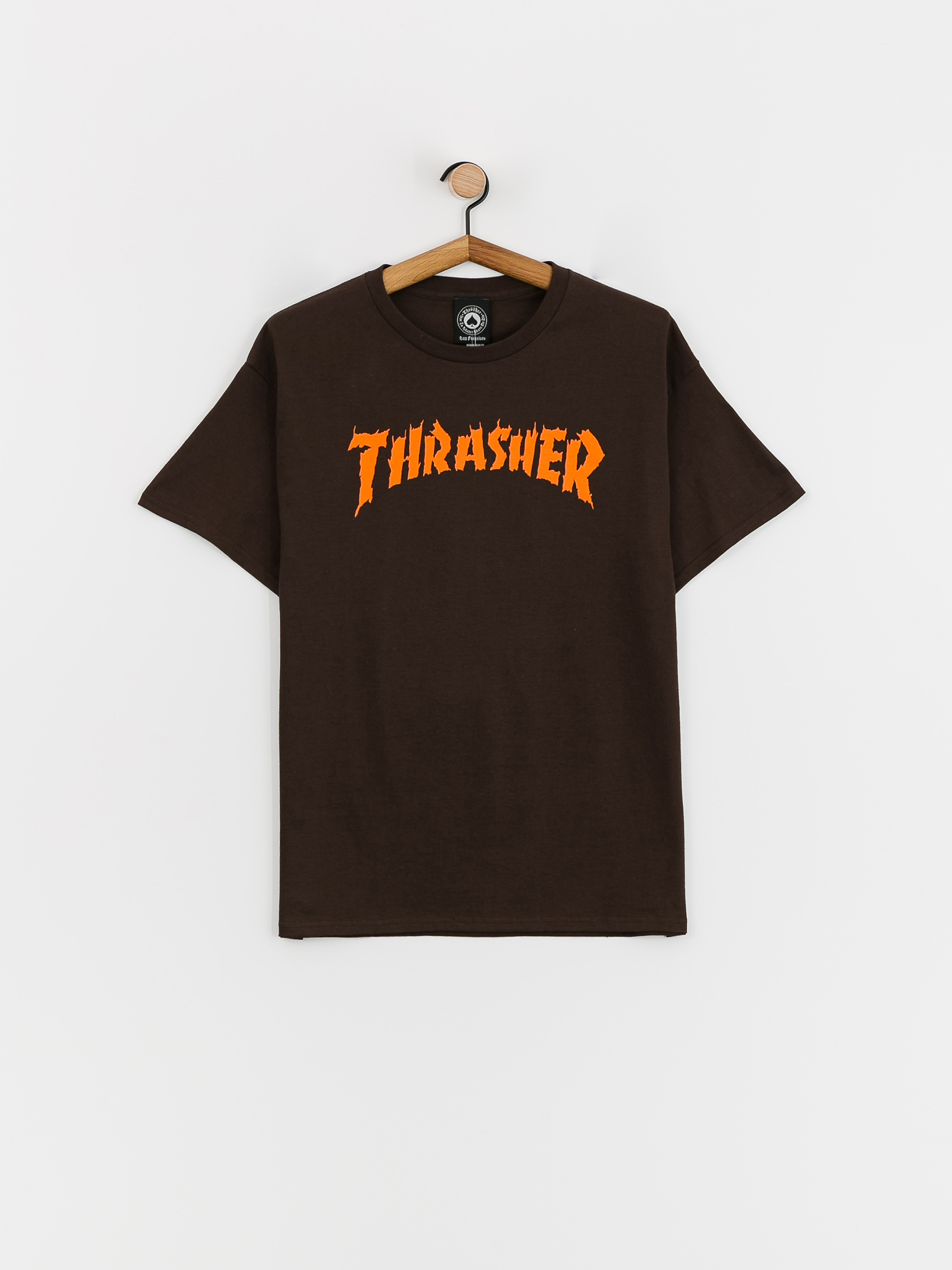 Tričko Thrasher Burn It Down (dark chocolate)
