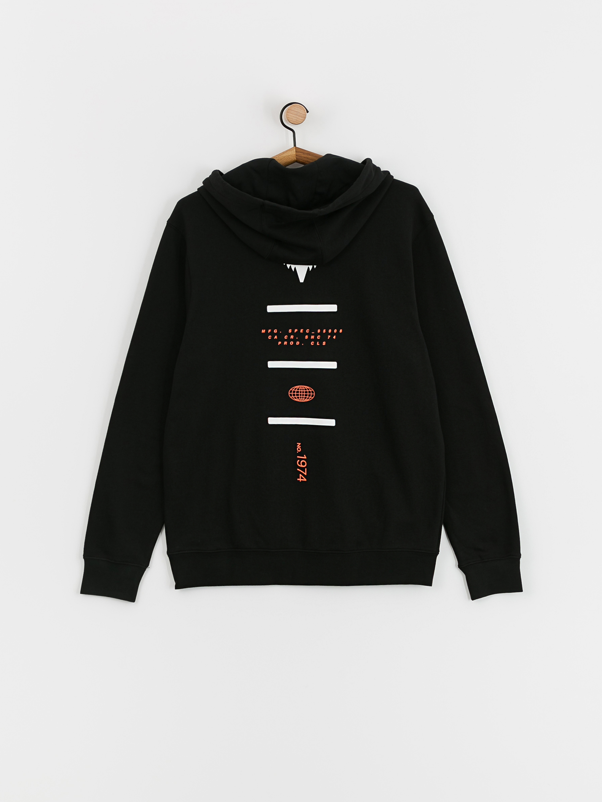 Mikina s kapucí Fox Magnetic HD (black)