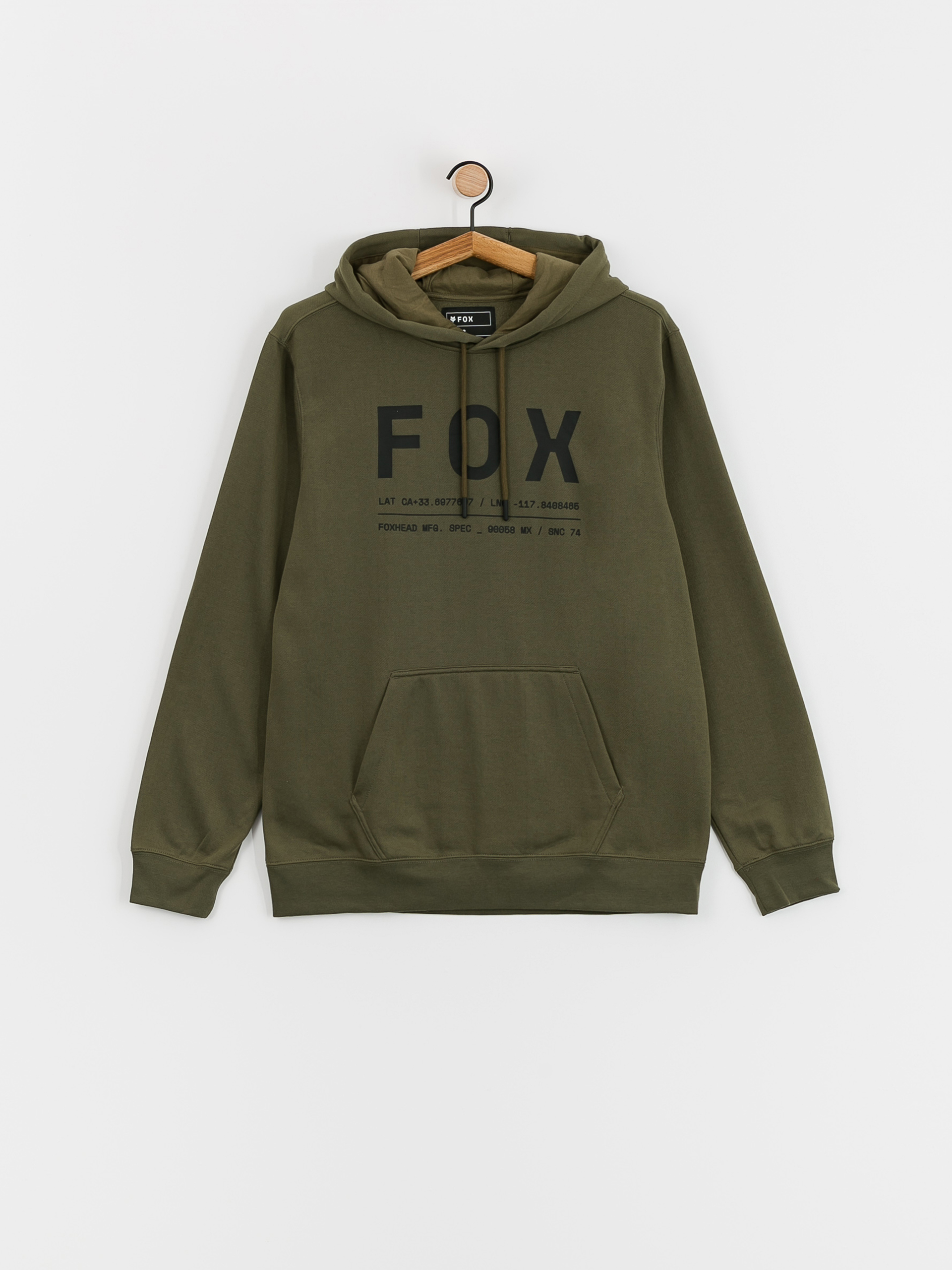 Mikina s kapucí Fox Nontop HD (olive/green)