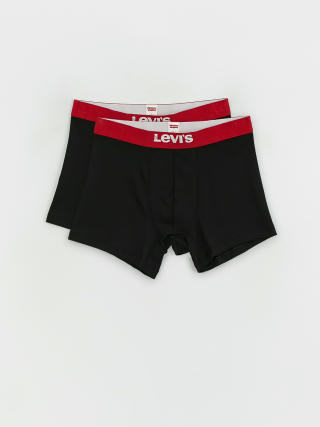 Spodní prádlo Levi's® Solid Basic Boxer (black/red)