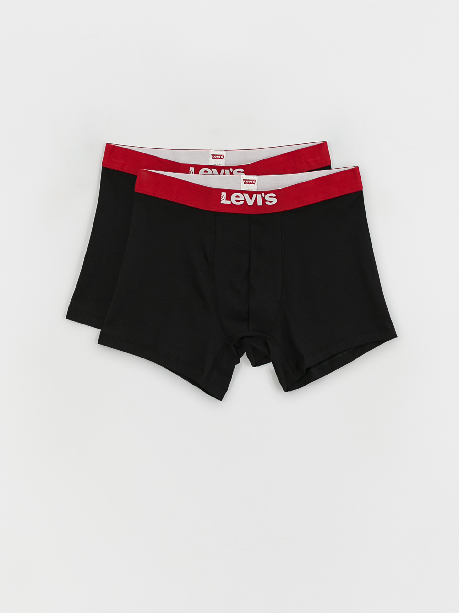 Spodnu00ed pru00e1dlo Levi'su00ae Solid Basic Boxer (black/red)