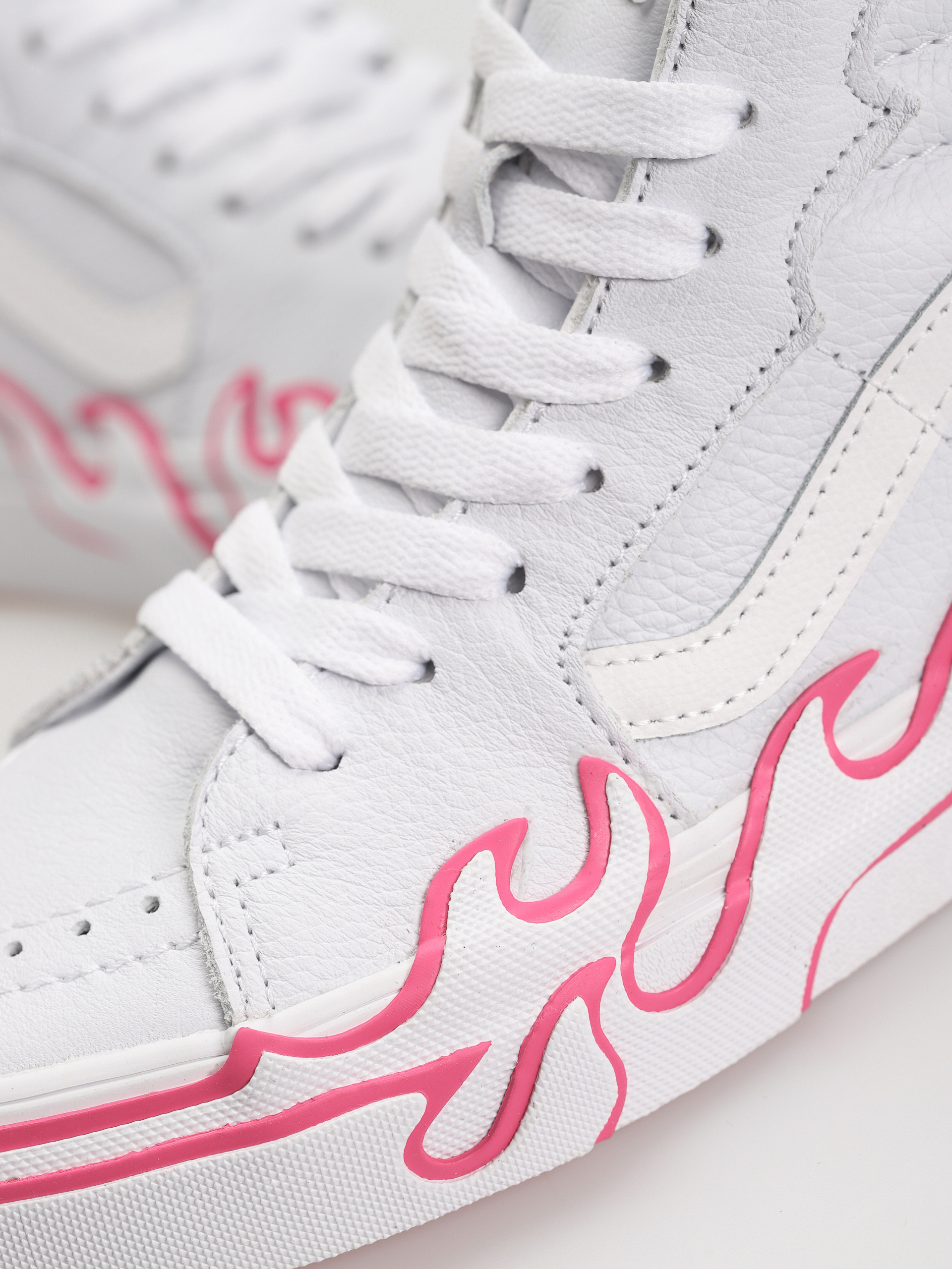 Boty Vans Sk8 Hi Flame (pop pink glo)