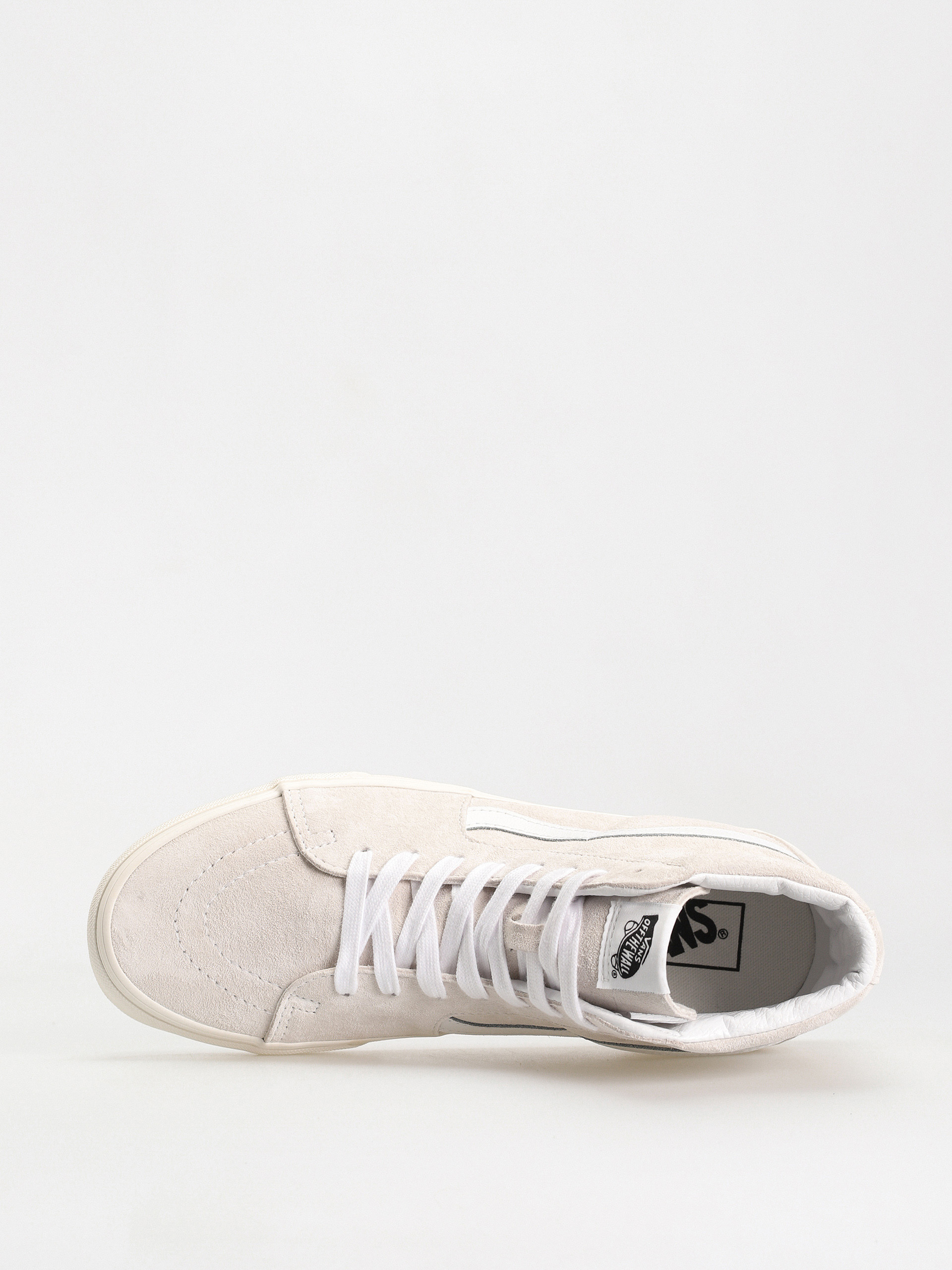 Boty Vans Sk8 Hi (pig suede blanc de blanc)
