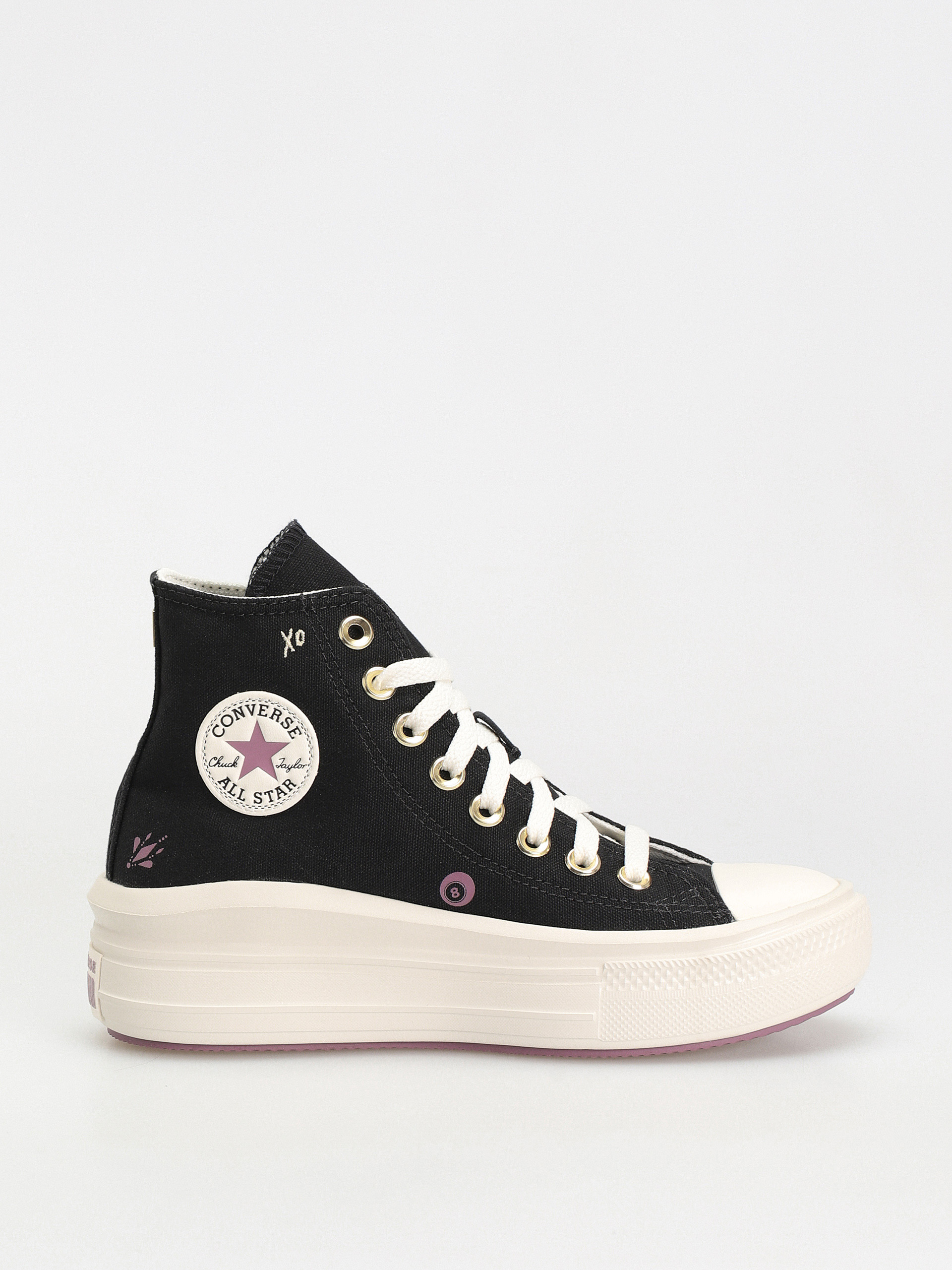 Boty Converse Chuck Taylor All Star Move Hi Wmn (black/dreamy dahlia/egret)