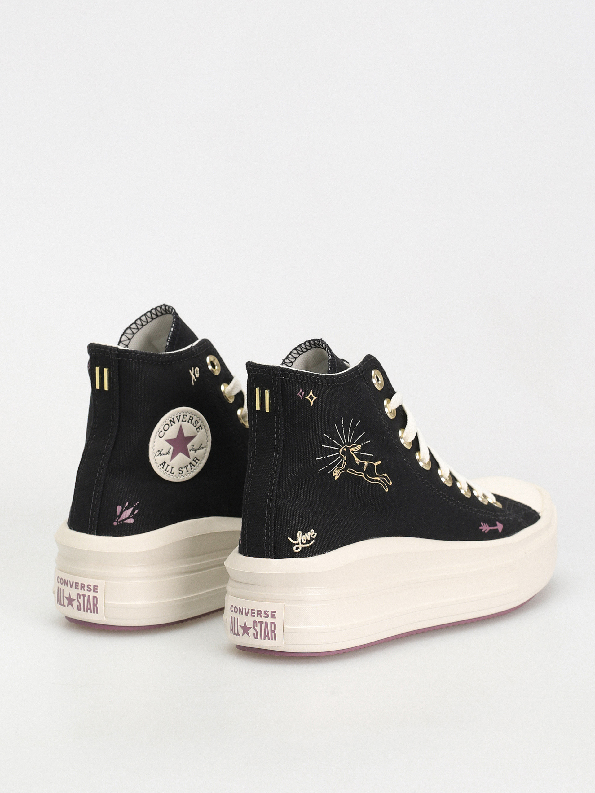 Boty Converse Chuck Taylor All Star Move Hi Wmn (black/dreamy dahlia/egret)