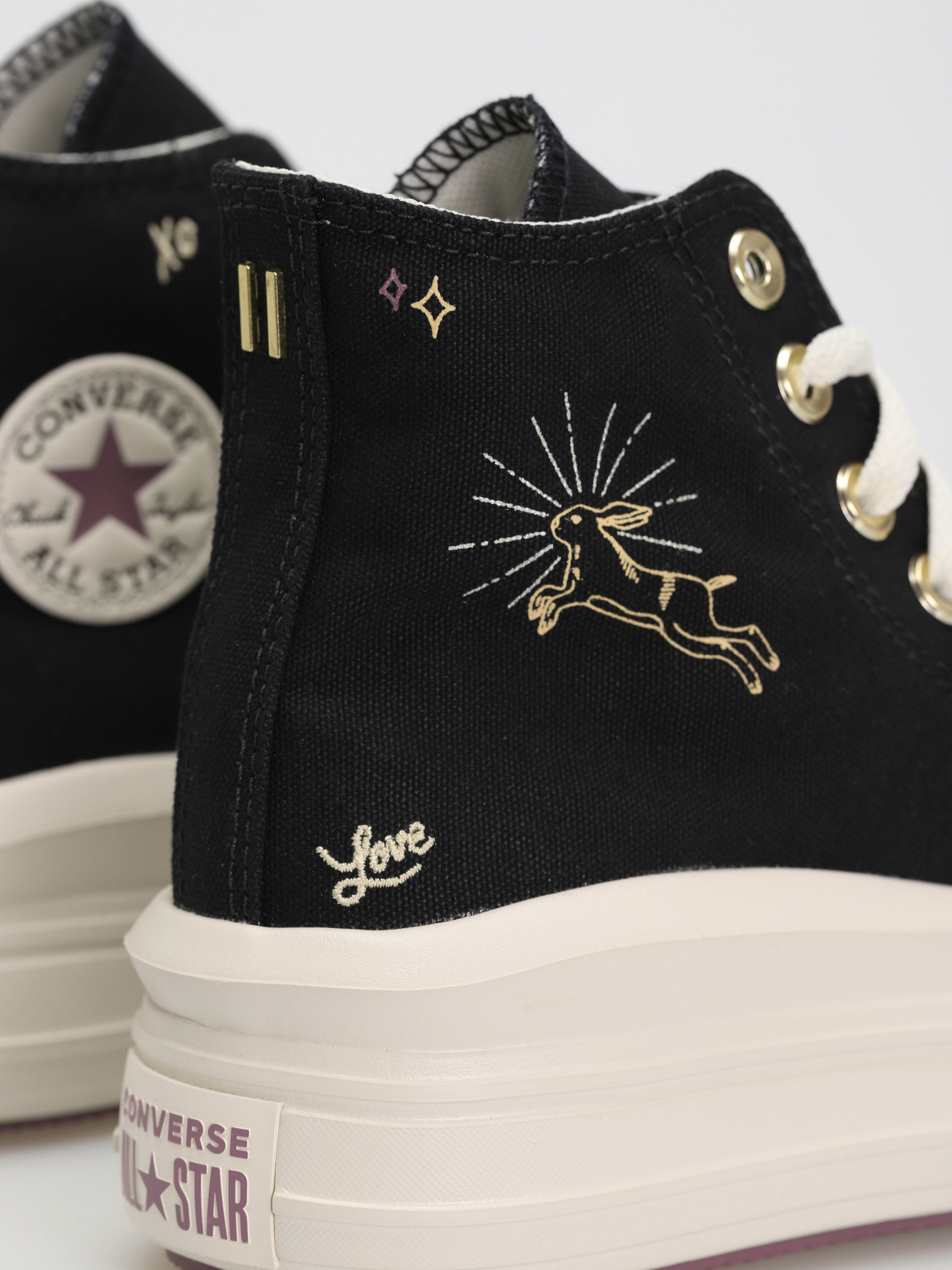 Boty Converse Chuck Taylor All Star Move Hi Wmn (black/dreamy dahlia/egret)