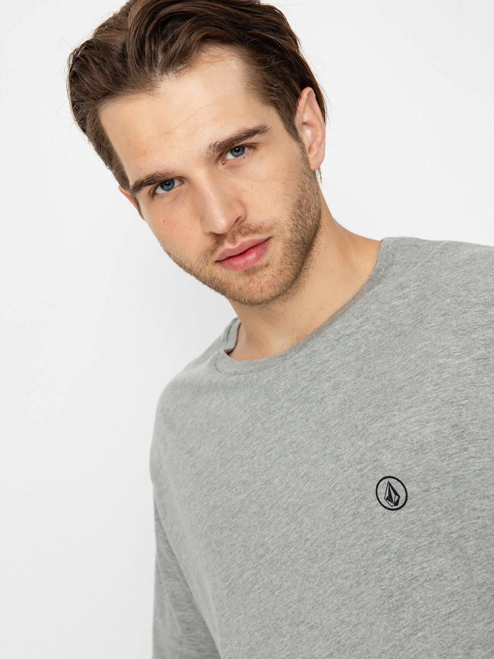 Tričko Volcom Circle Blanks Hth (heather grey)