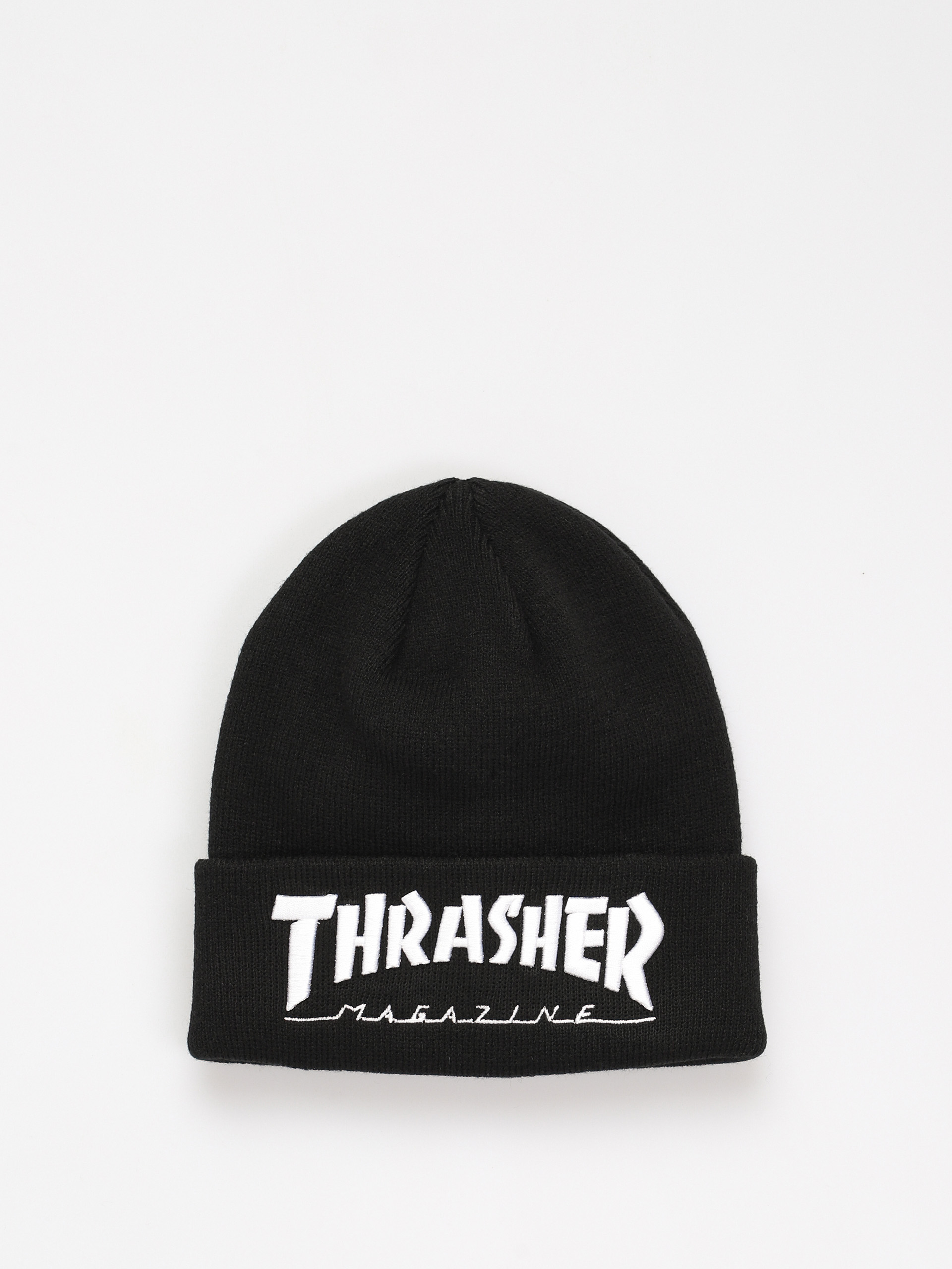 Čepice Thrasher Embroidered Logo (black/white)