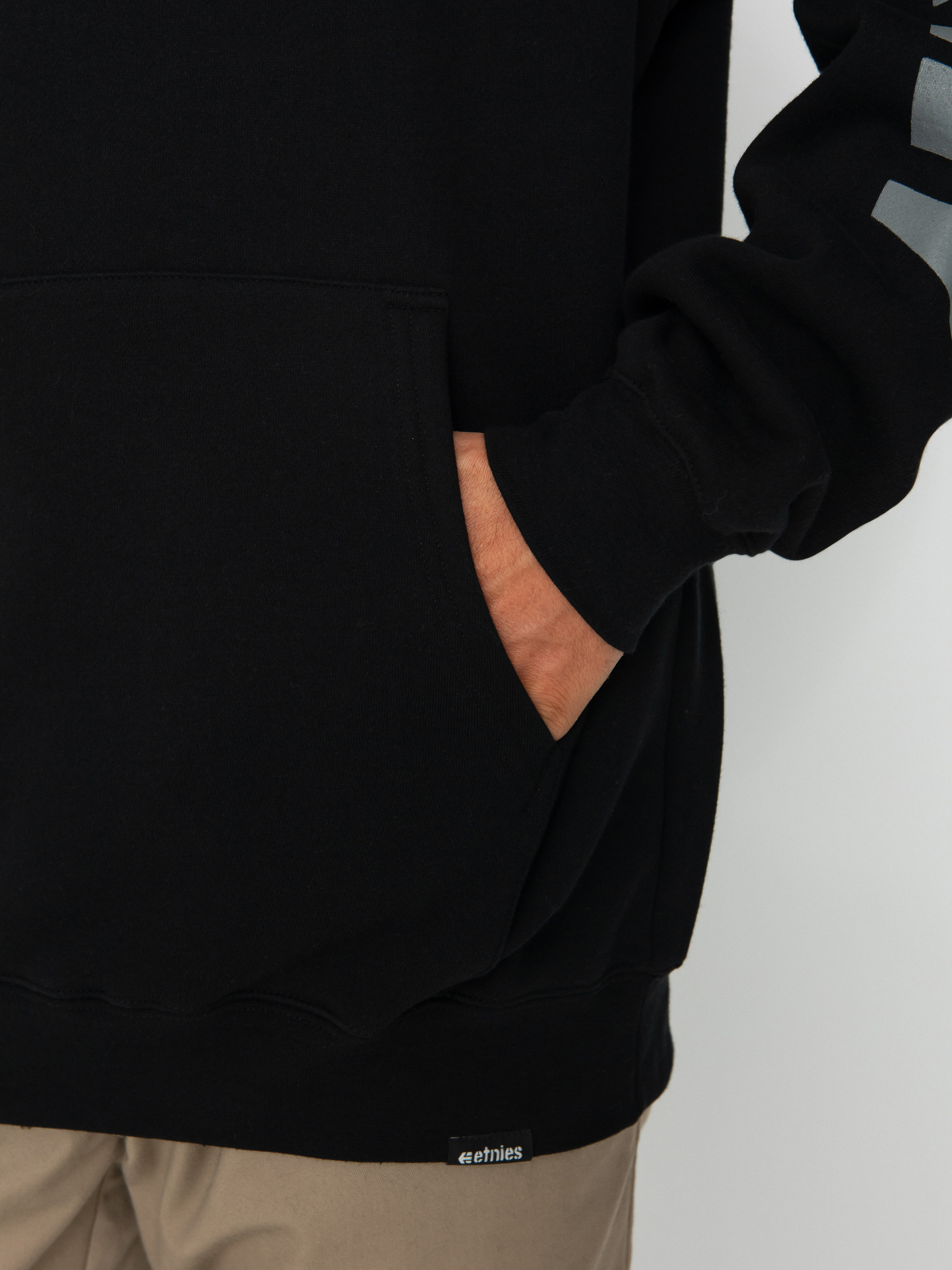 Mikina s kapucí Etnies Burn Slow HD (black)