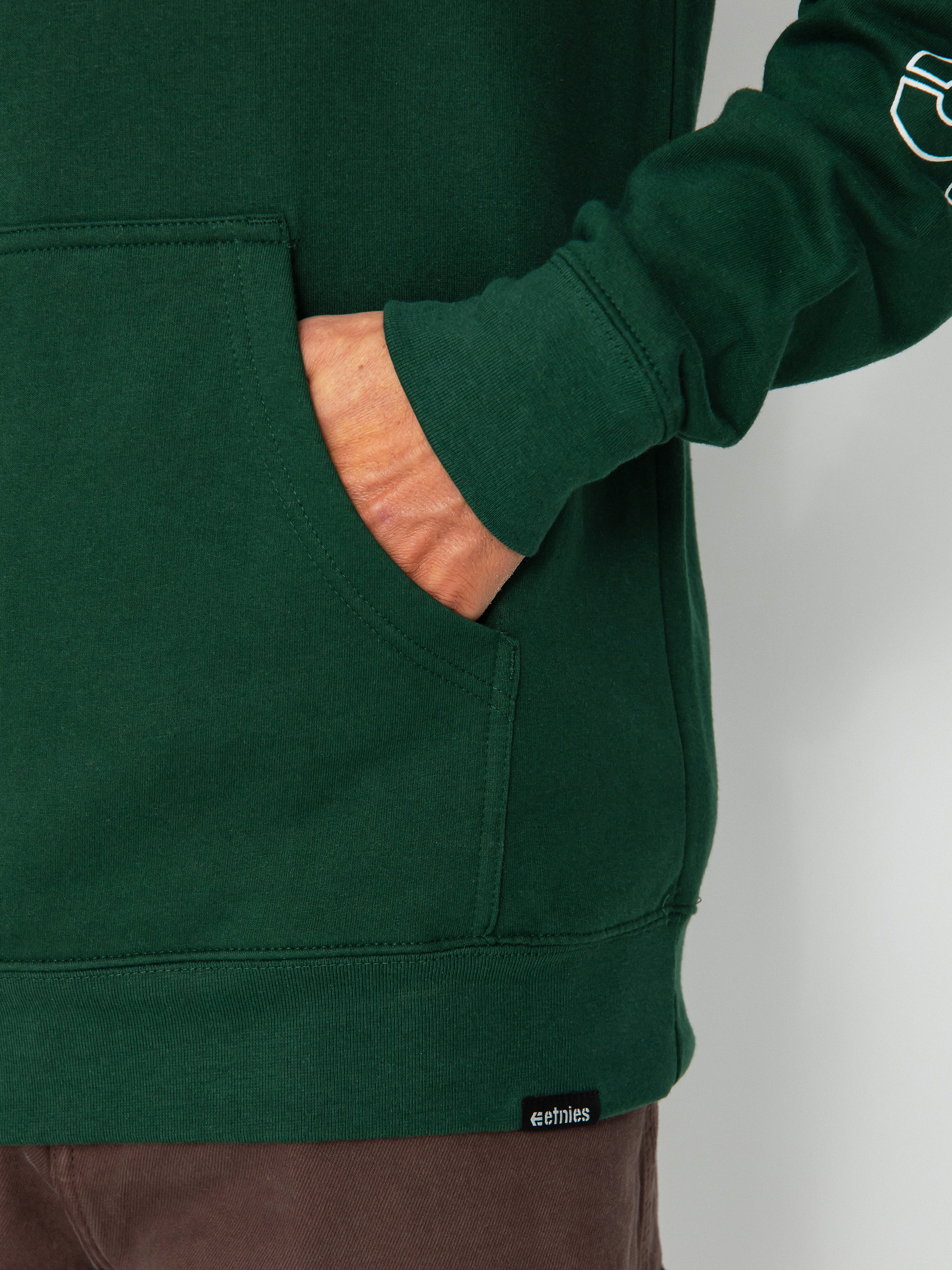 Mikina s kapucí Etnies Joslin HD (forrest)