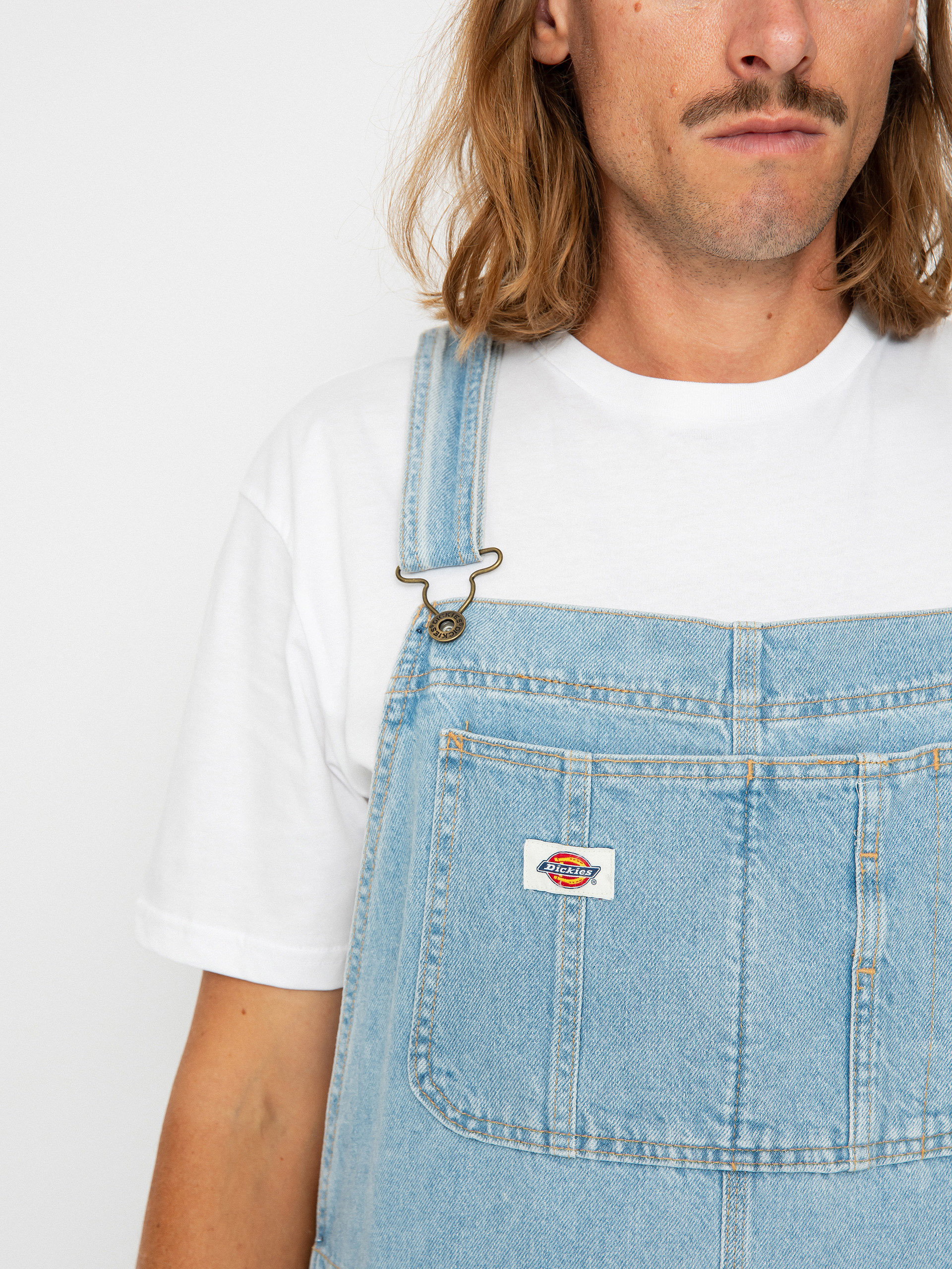 Kalhoty Dickies Classic Denm Bib (vntg blue)