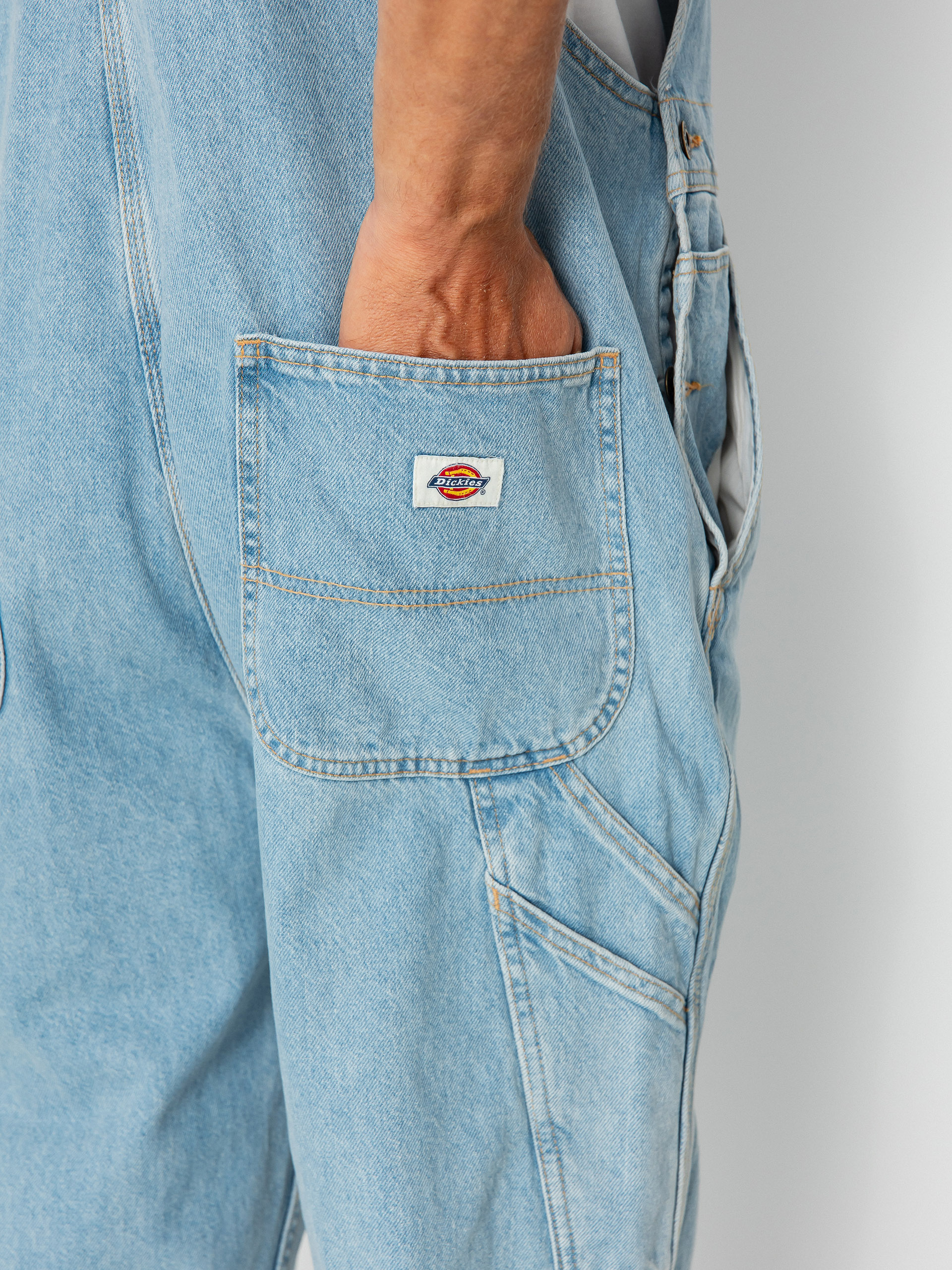 Kalhoty Dickies Classic Denm Bib (vntg blue)
