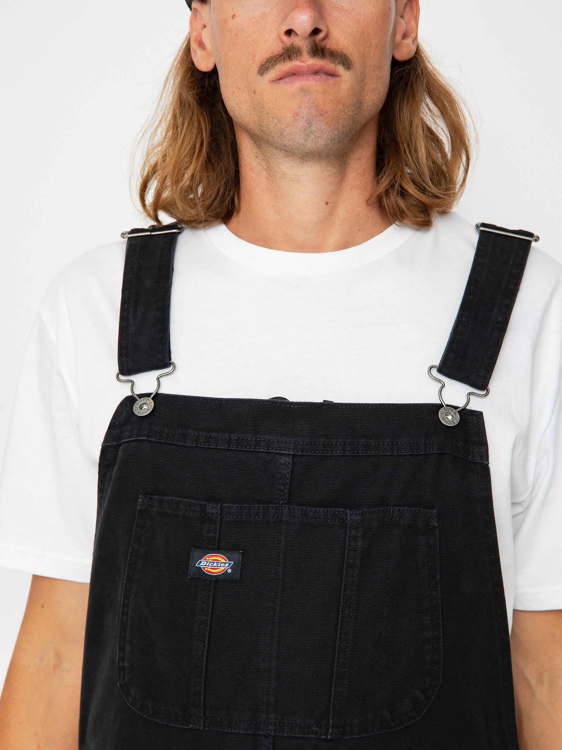 Kalhoty Dickies Duck Canvas Bib (sw black)