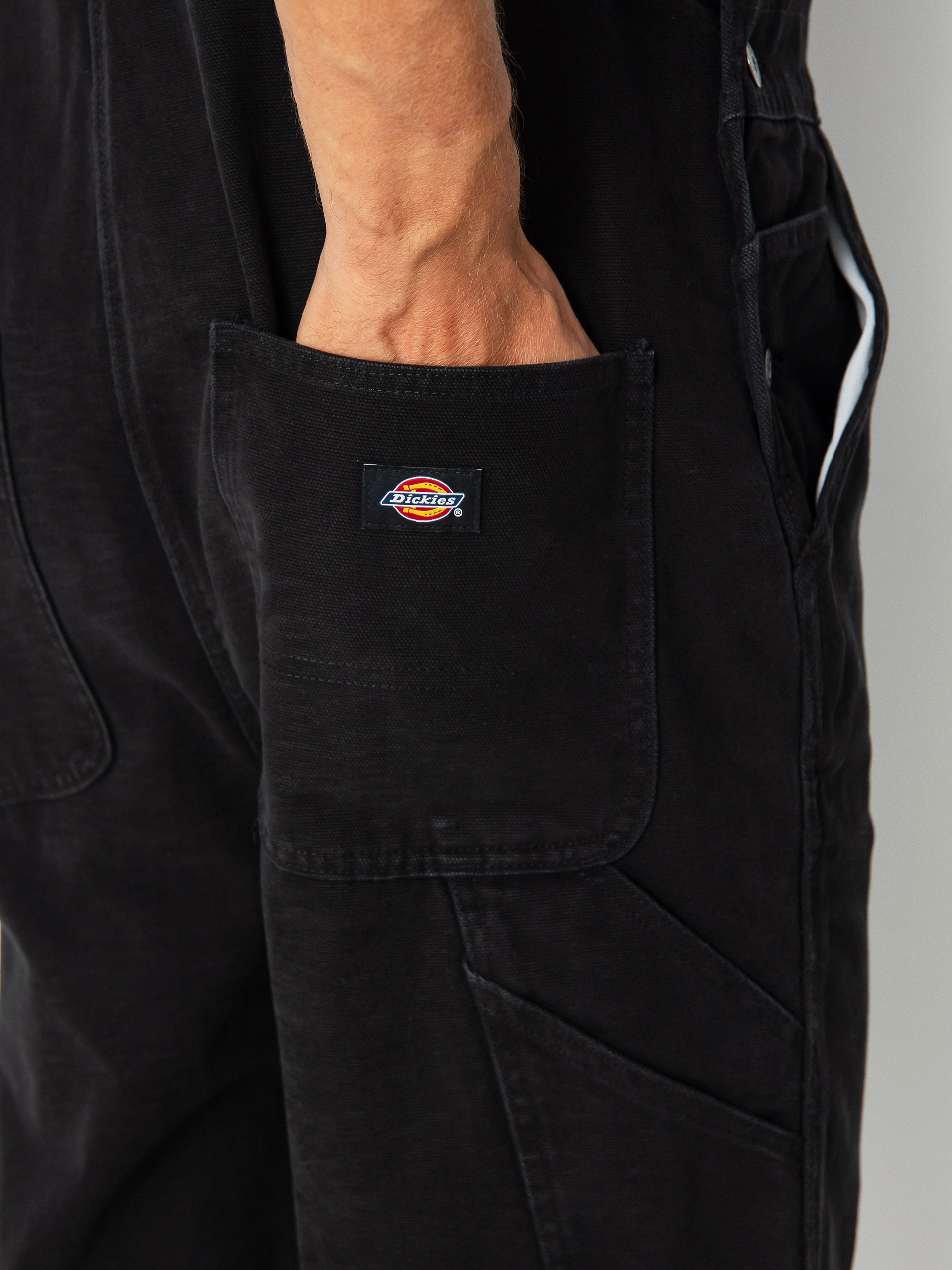 Kalhoty Dickies Duck Canvas Bib (sw black)