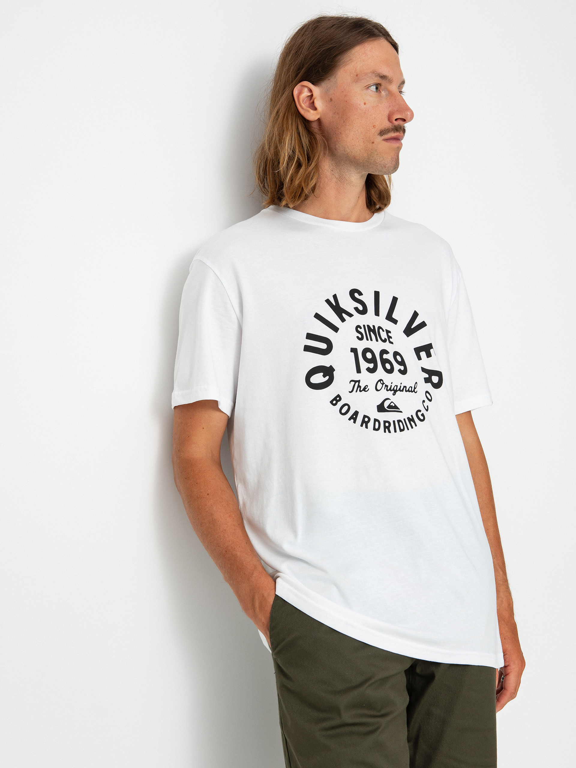 Tričko Quiksilver Circled Script Front (white)