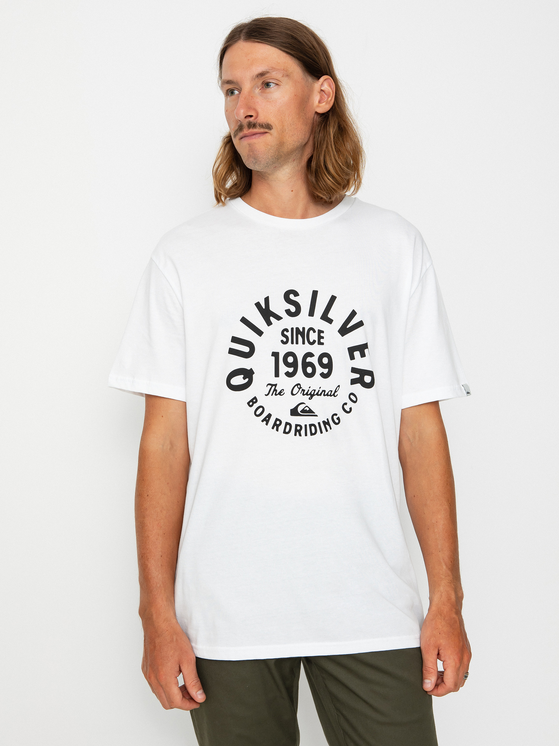 Tričko Quiksilver Circled Script Front (white)