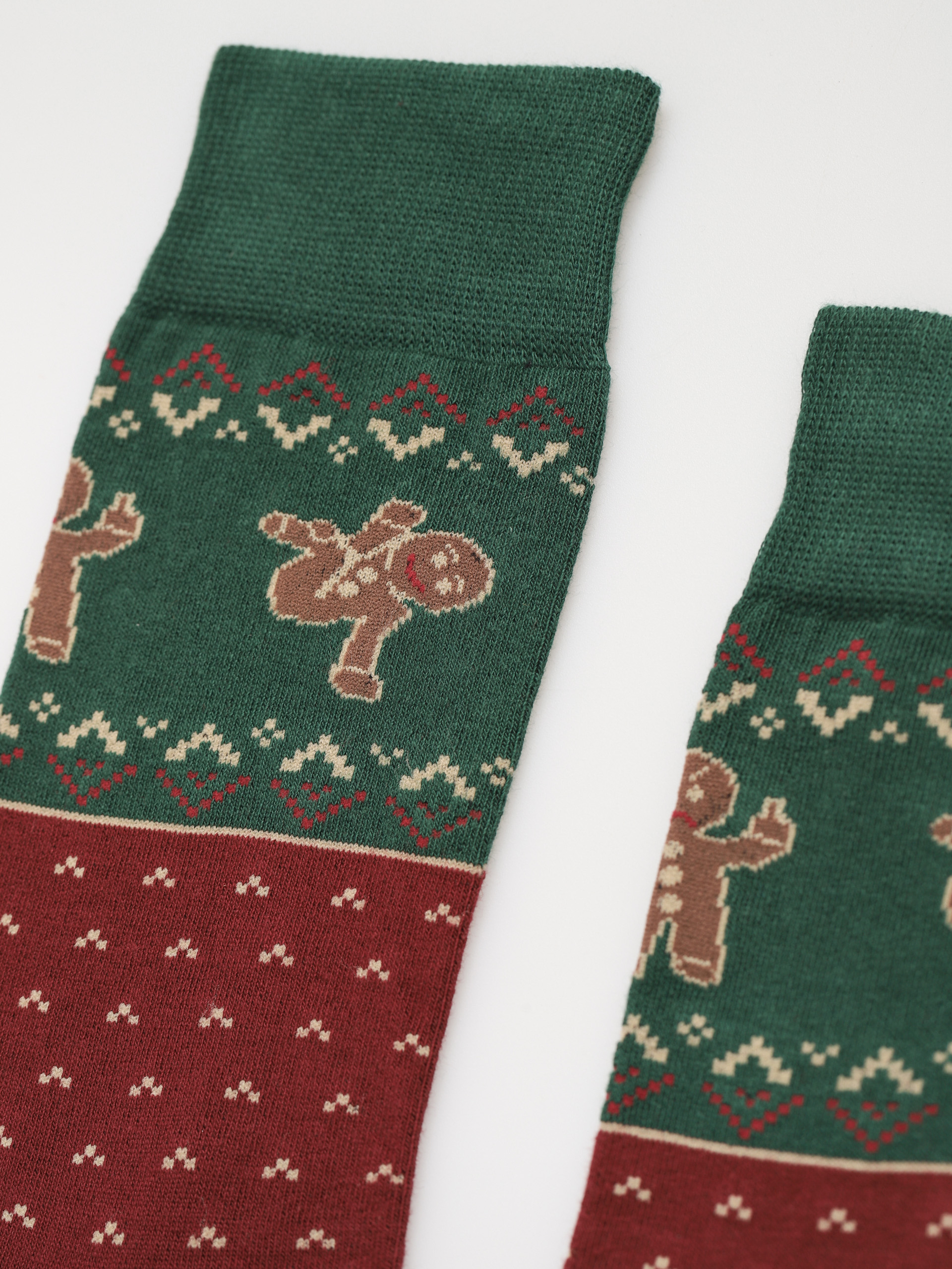 Ponožky Iriedaily Cookieman (green red)